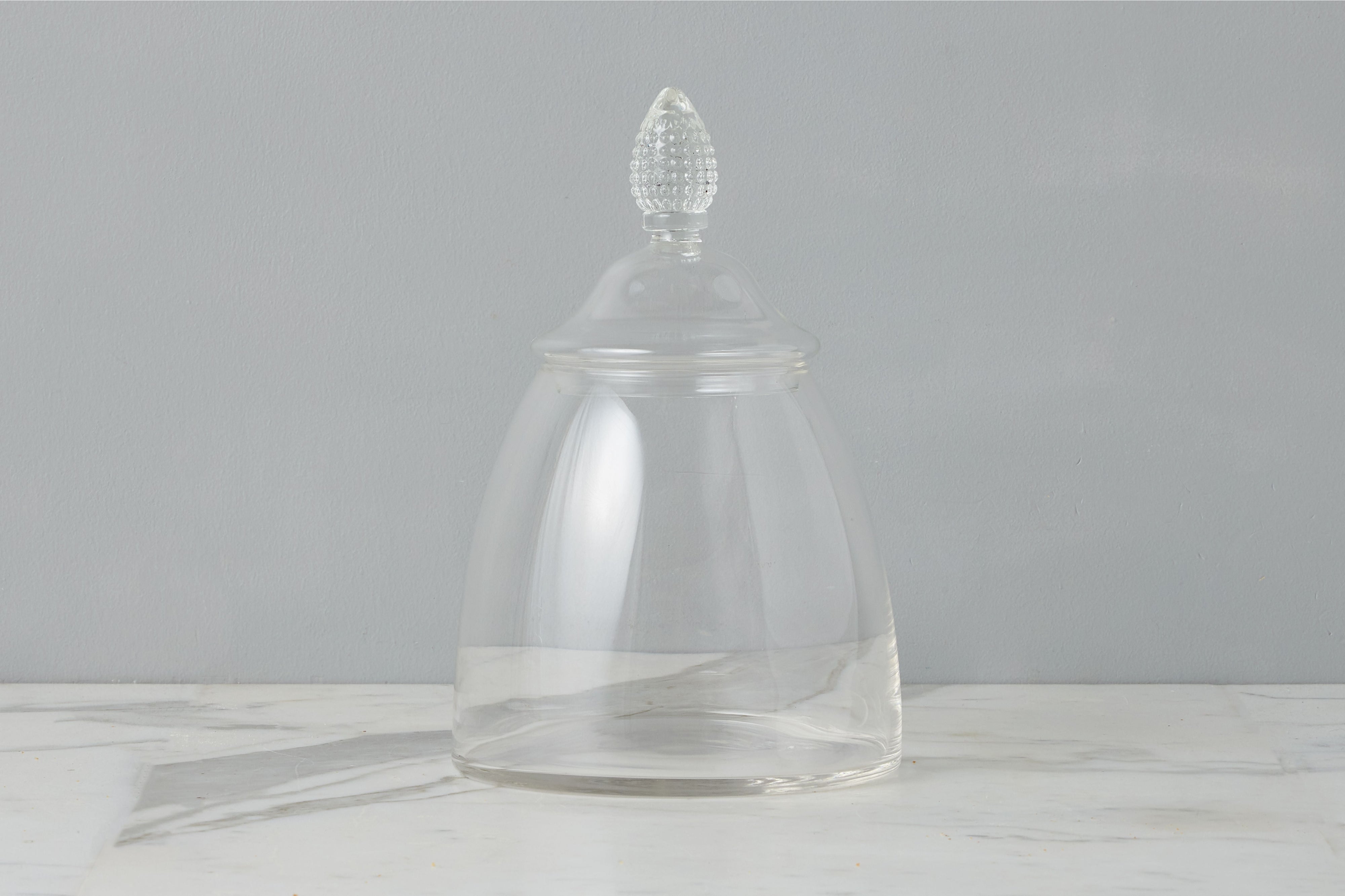 Glass Teardrop Jar with Lid