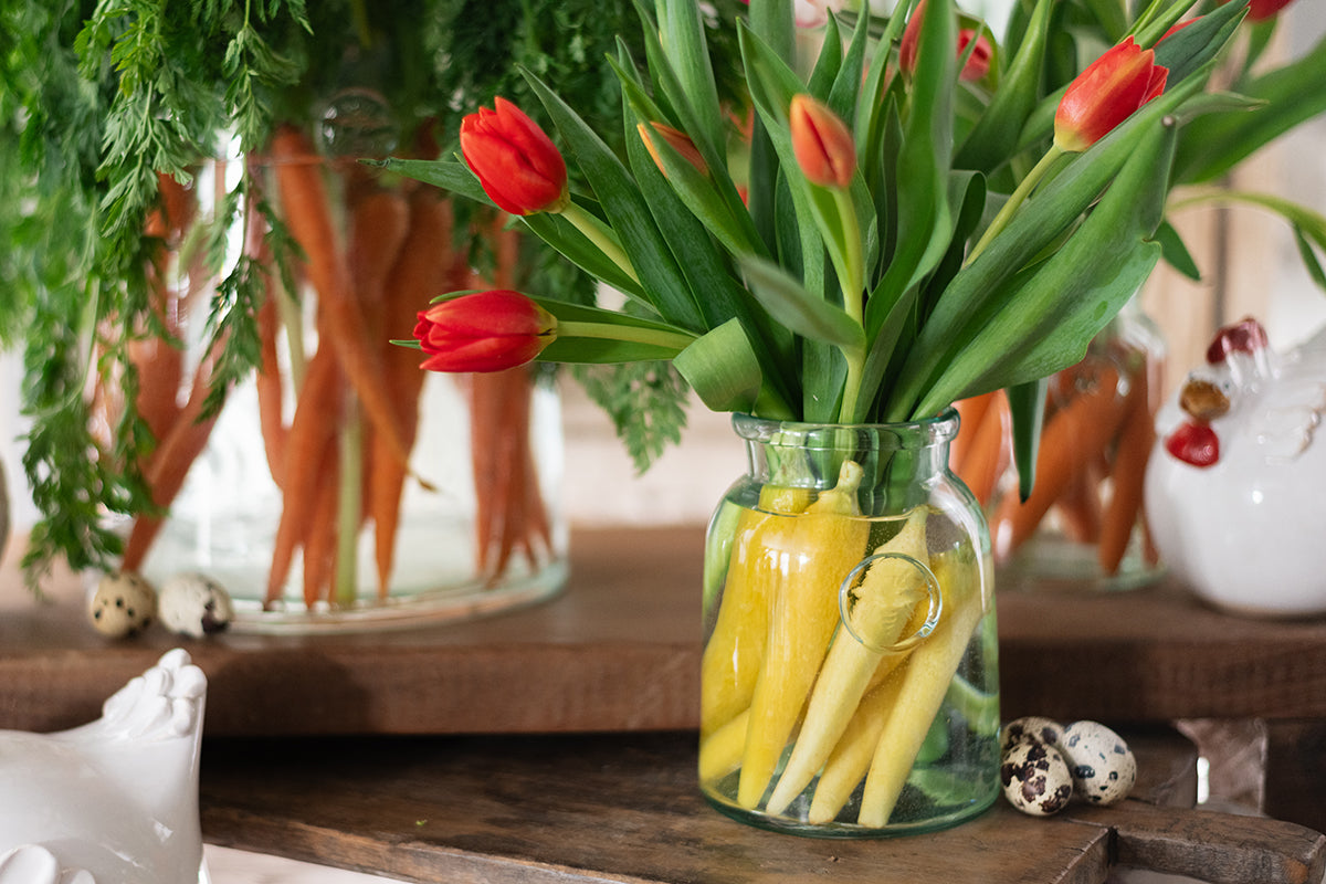 French Bee Mason Jar Vase