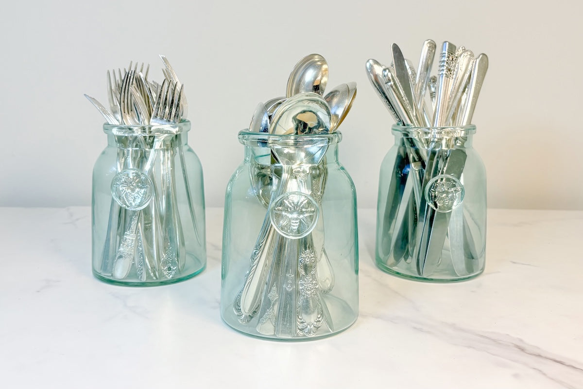 French Bee Mason Jar Vase