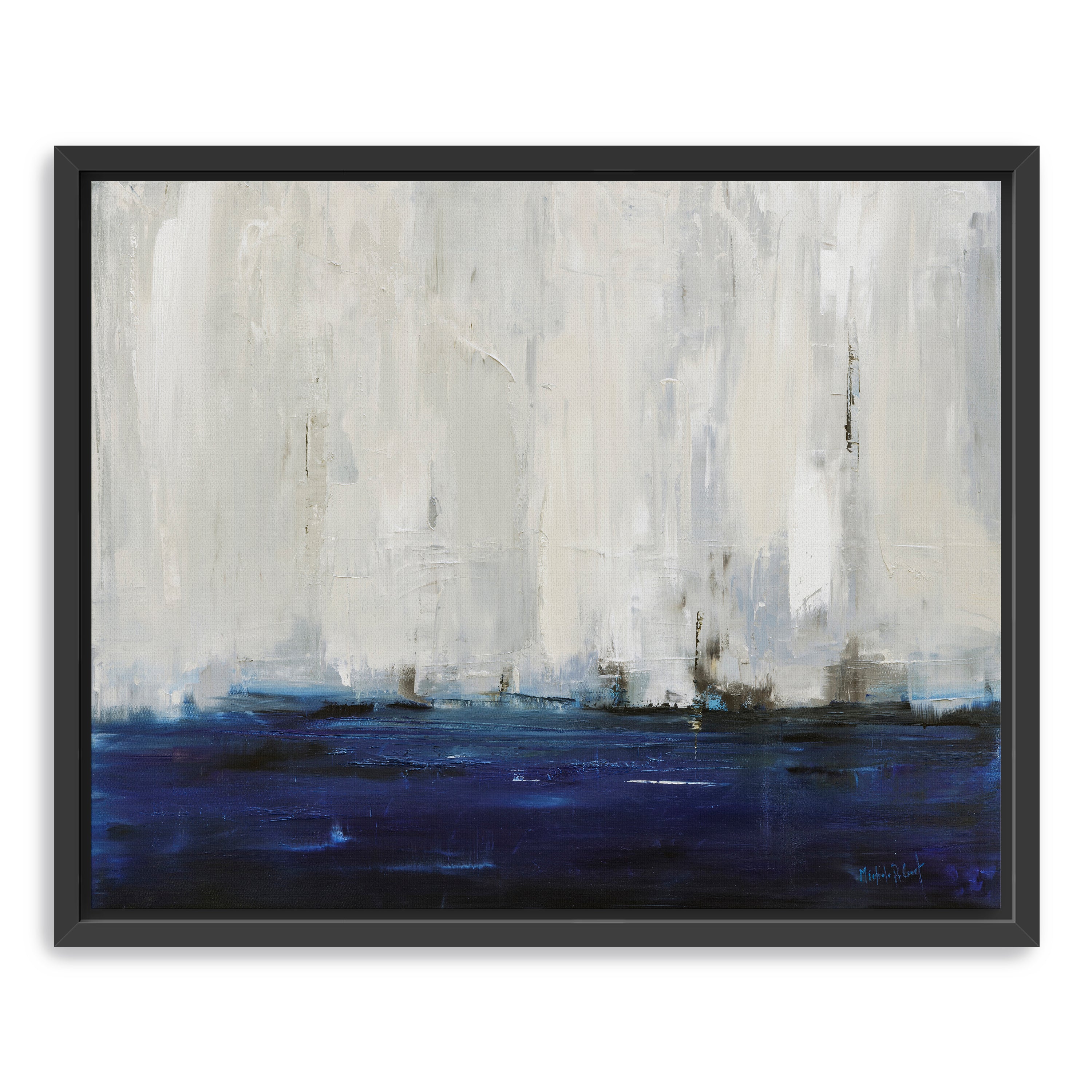 Blue City Canvas Giclee