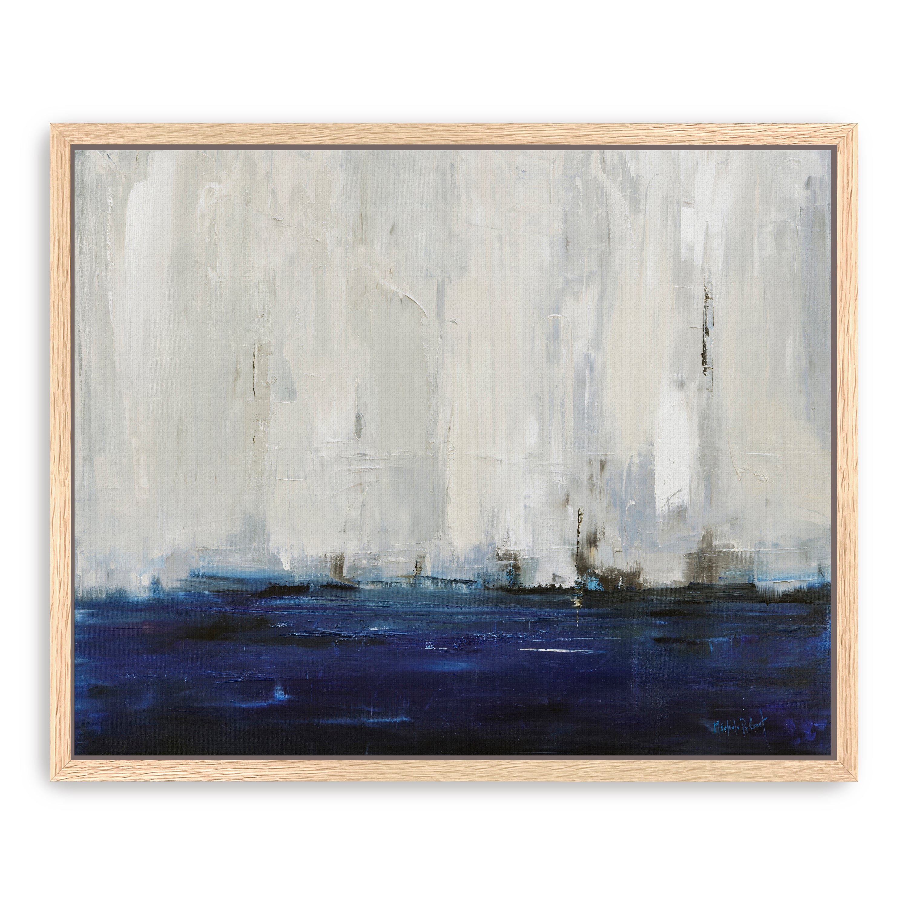 Blue City Canvas Giclee