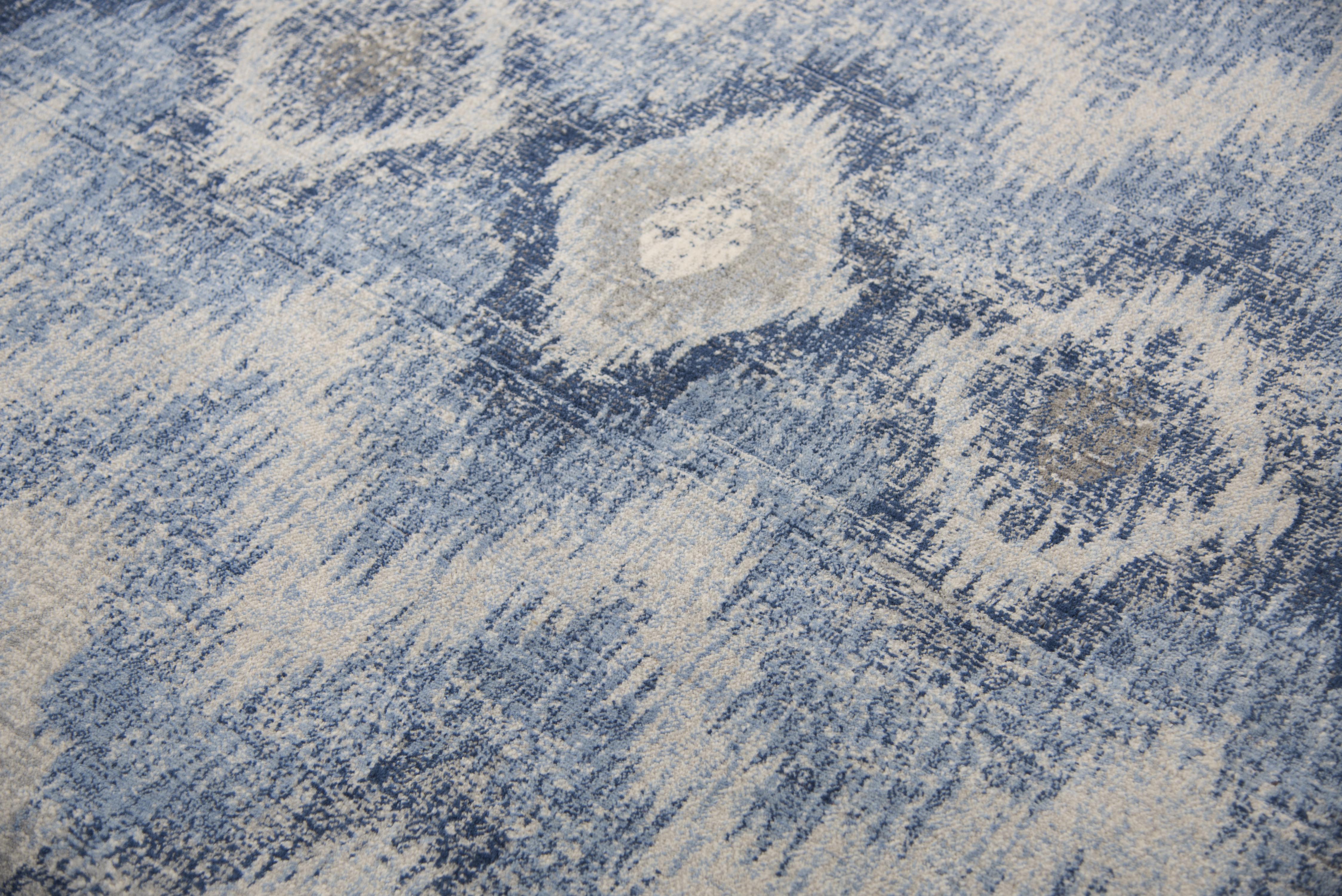 Hybrid 100% New Zealand Wool Chevron/iKat Rug