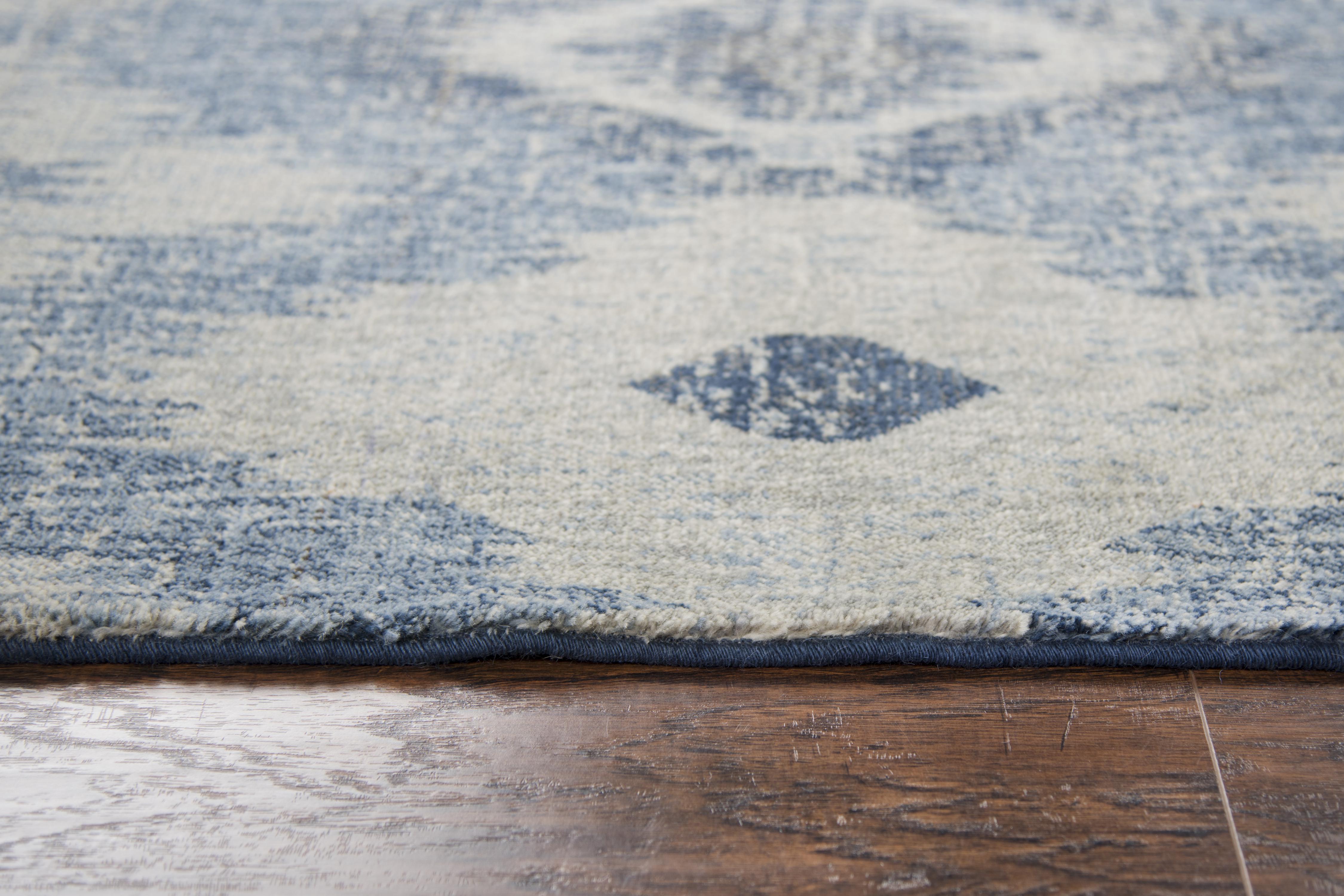 Hybrid 100% New Zealand Wool Chevron/iKat Rug