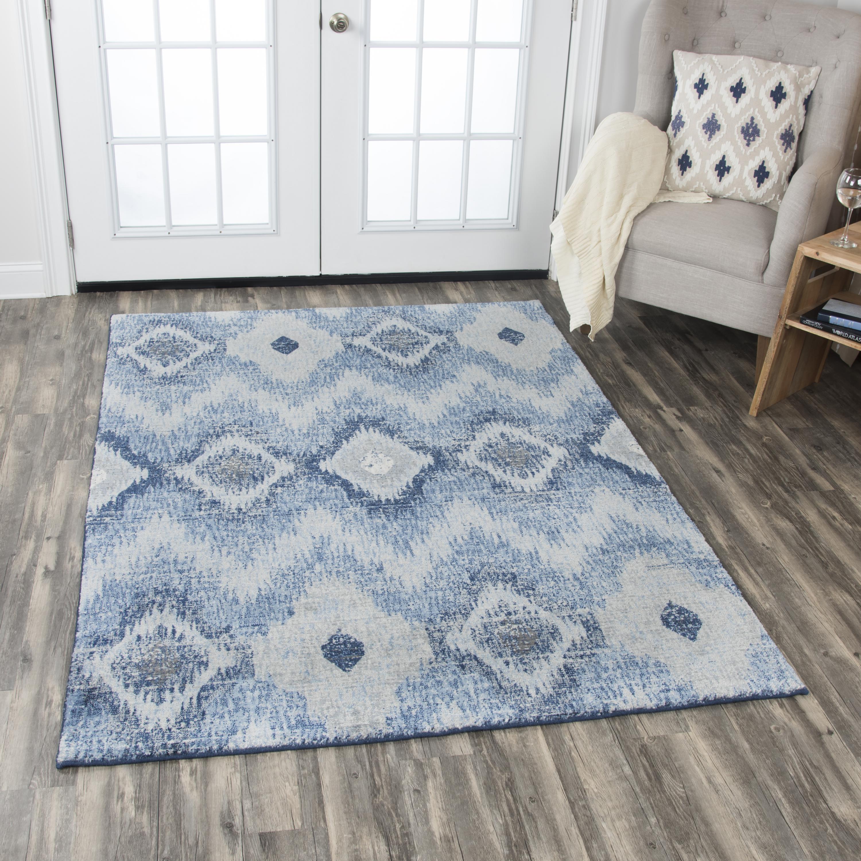 Hybrid 100% New Zealand Wool Chevron/iKat Rug