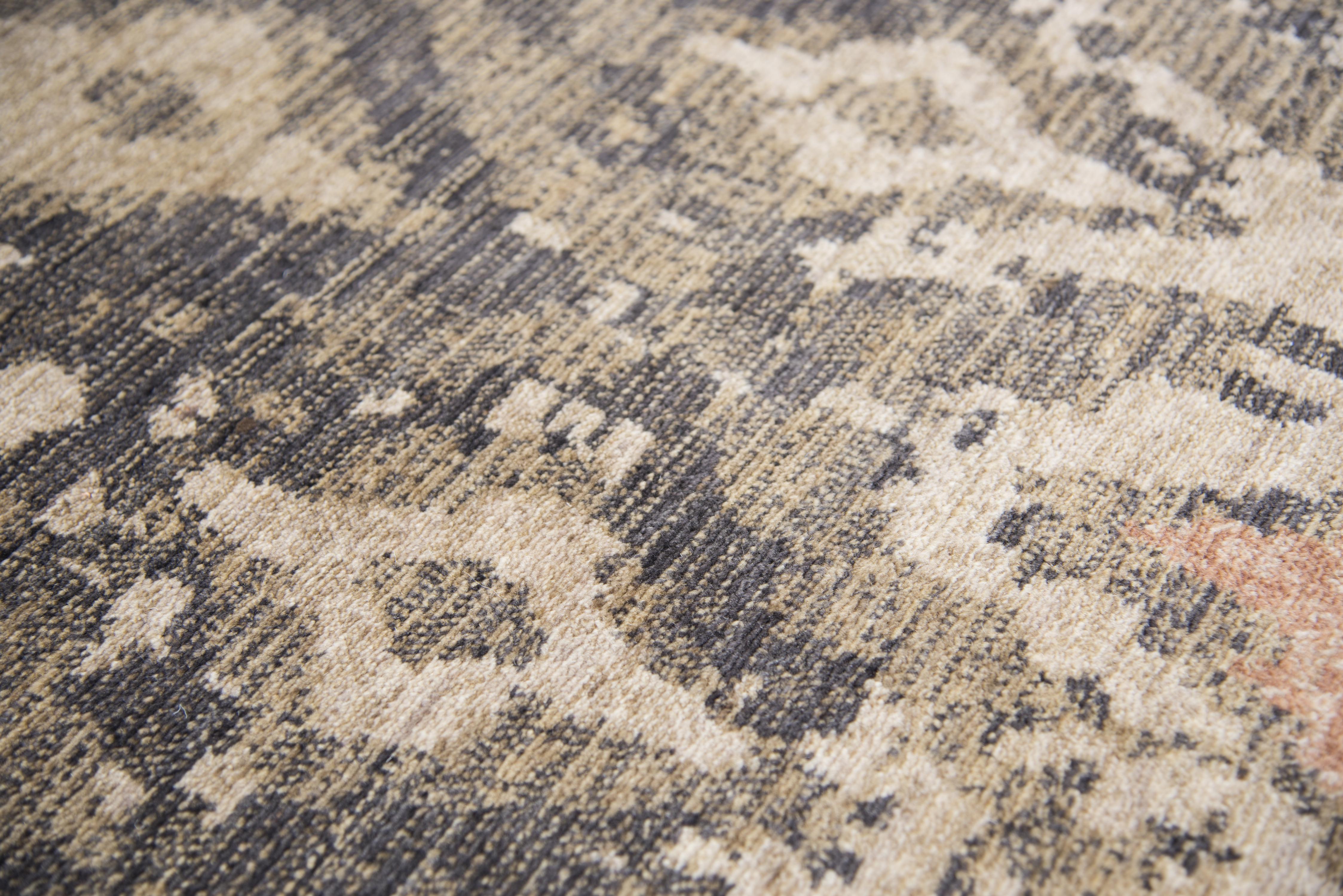 Hybrid 100% New Zealand Wool iKat/Geometric Rug
