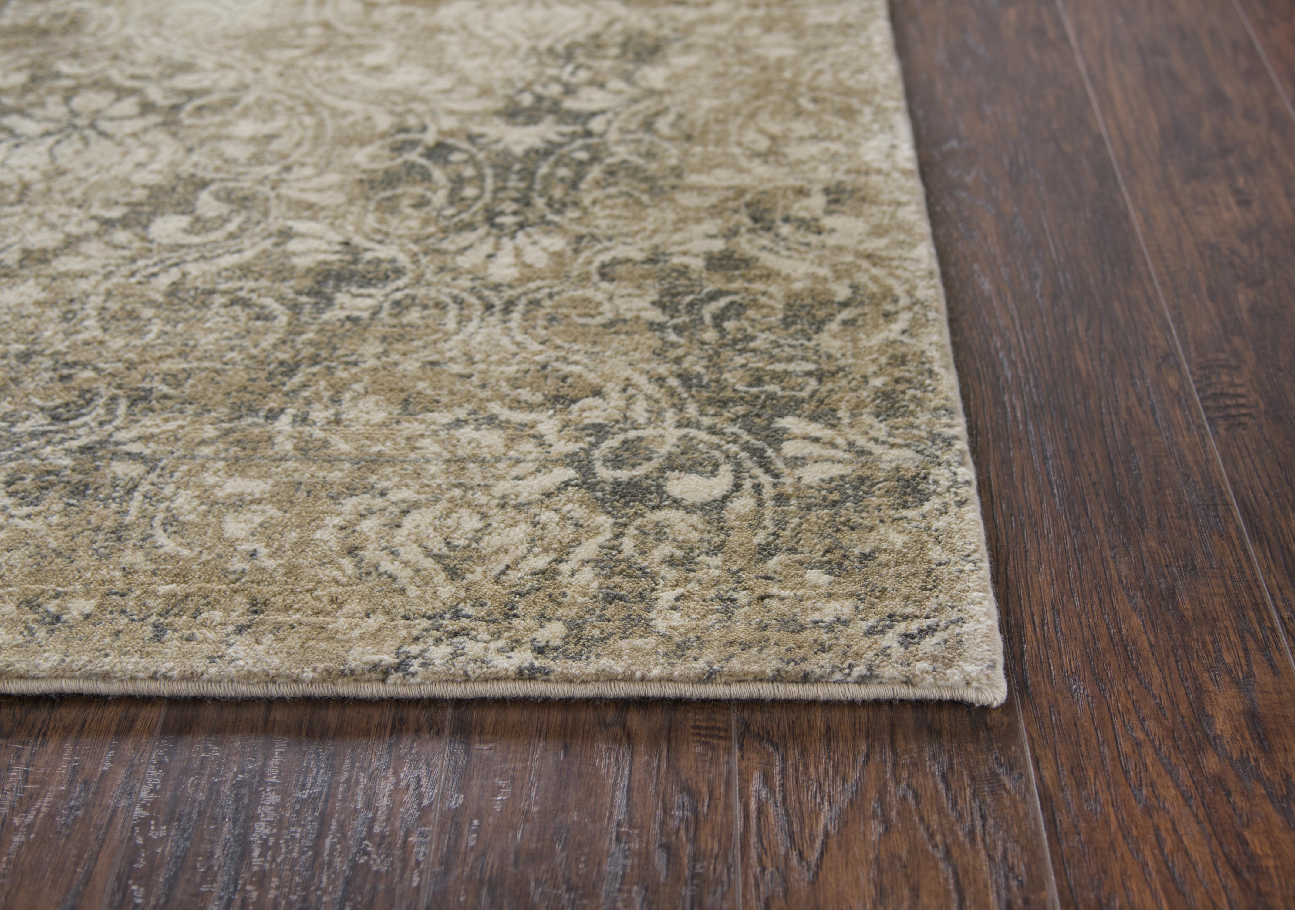 Hybrid 100% New Zealand Wool Damask Rug
