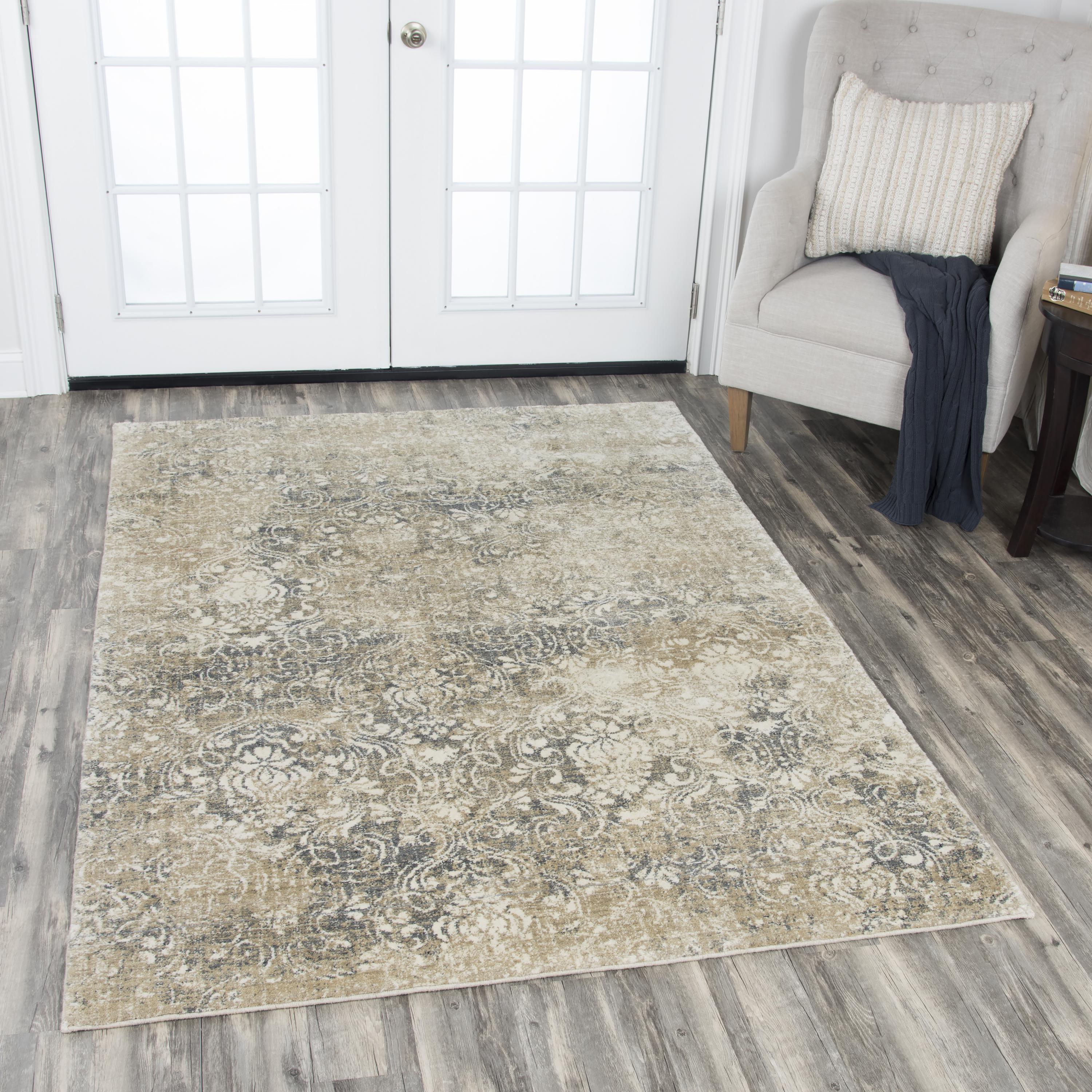 Hybrid 100% New Zealand Wool Damask Rug