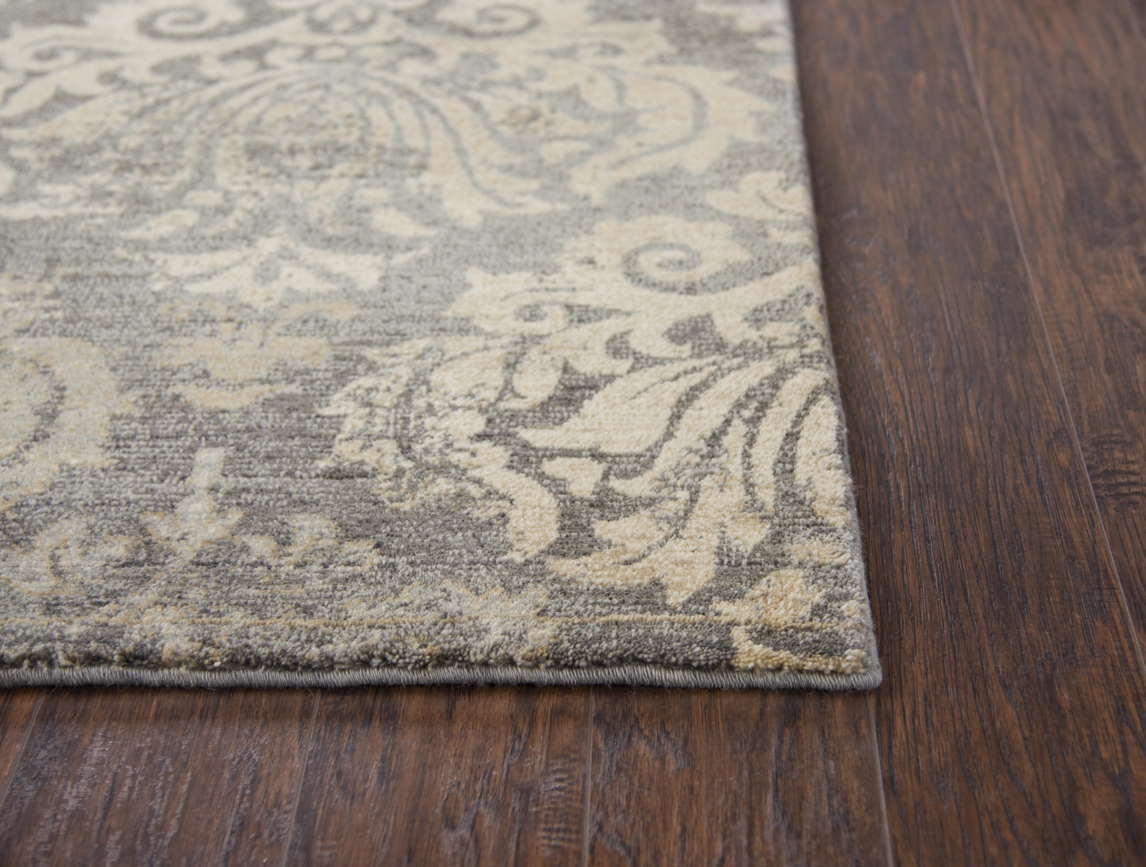 Hybrid 100% New Zealand Wool Damask/Distress Rug
