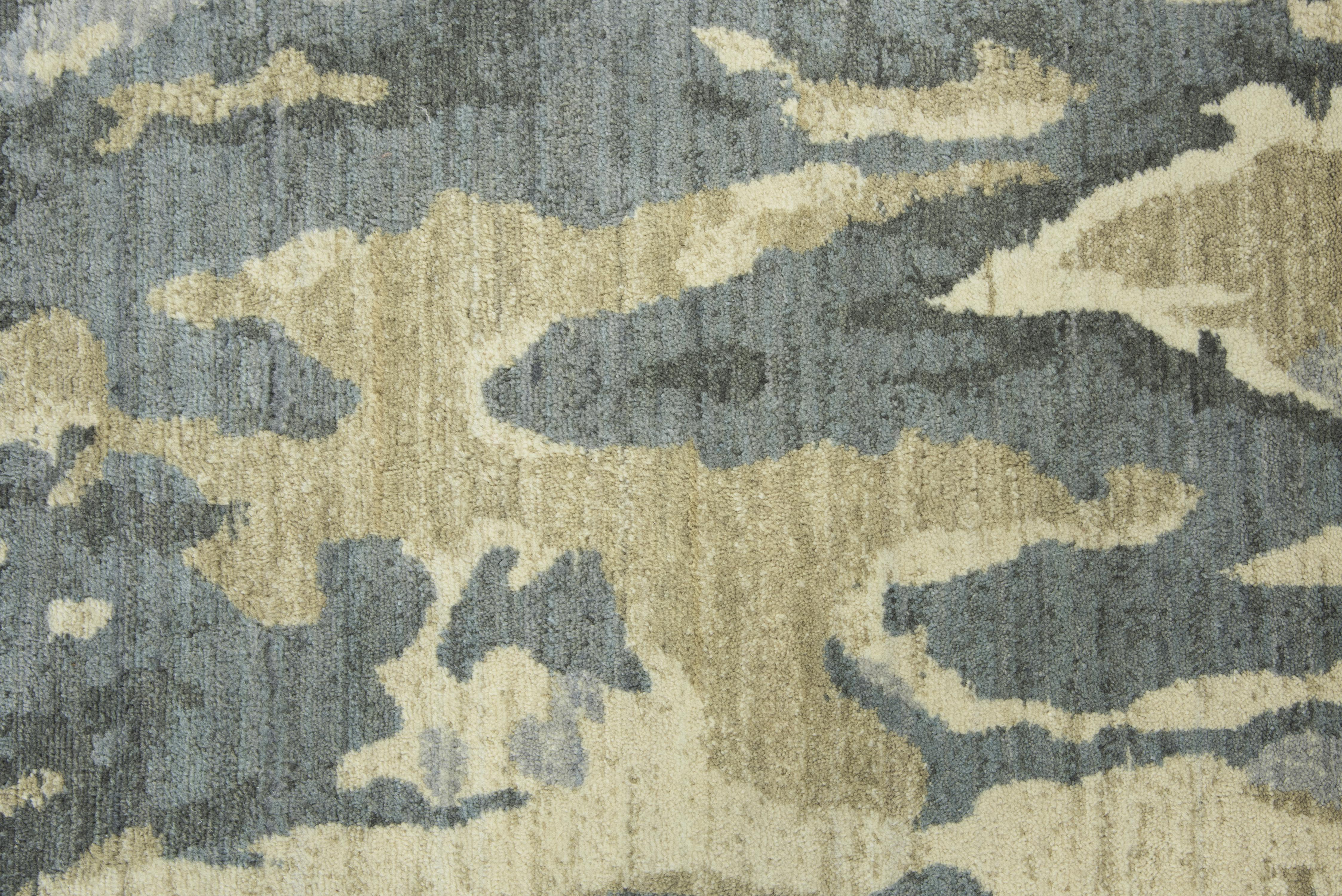 Hybrid 100% New Zealand Wool Abstract Rug
