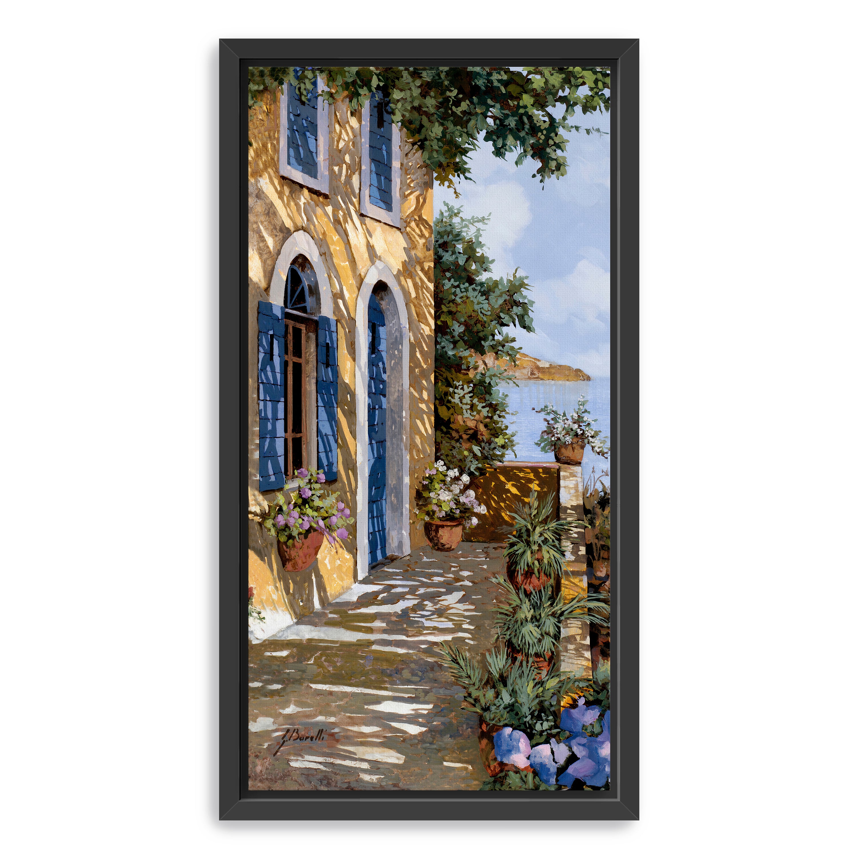 A Blue Door Canvas Giclee