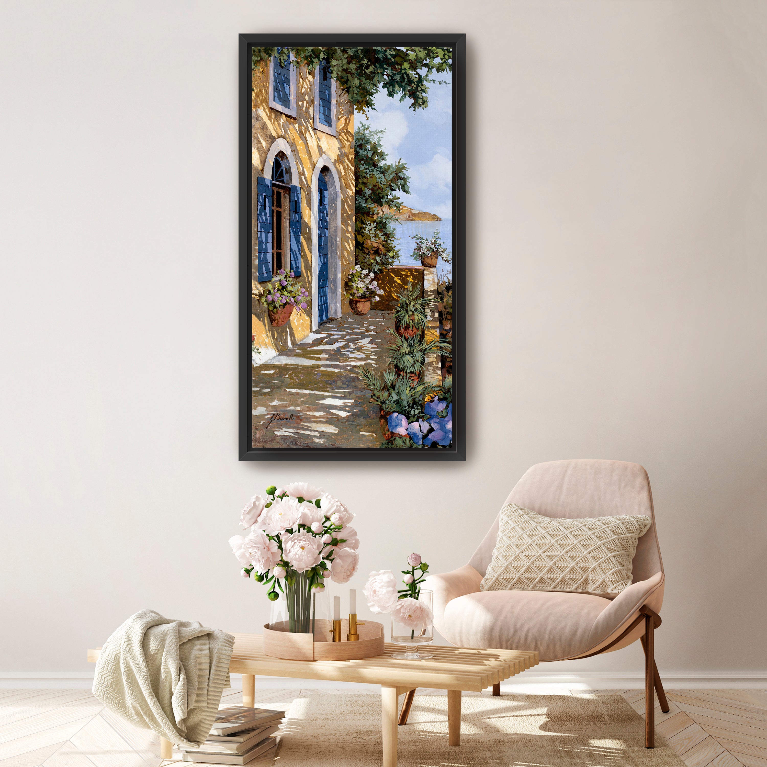 A Blue Door Canvas Giclee