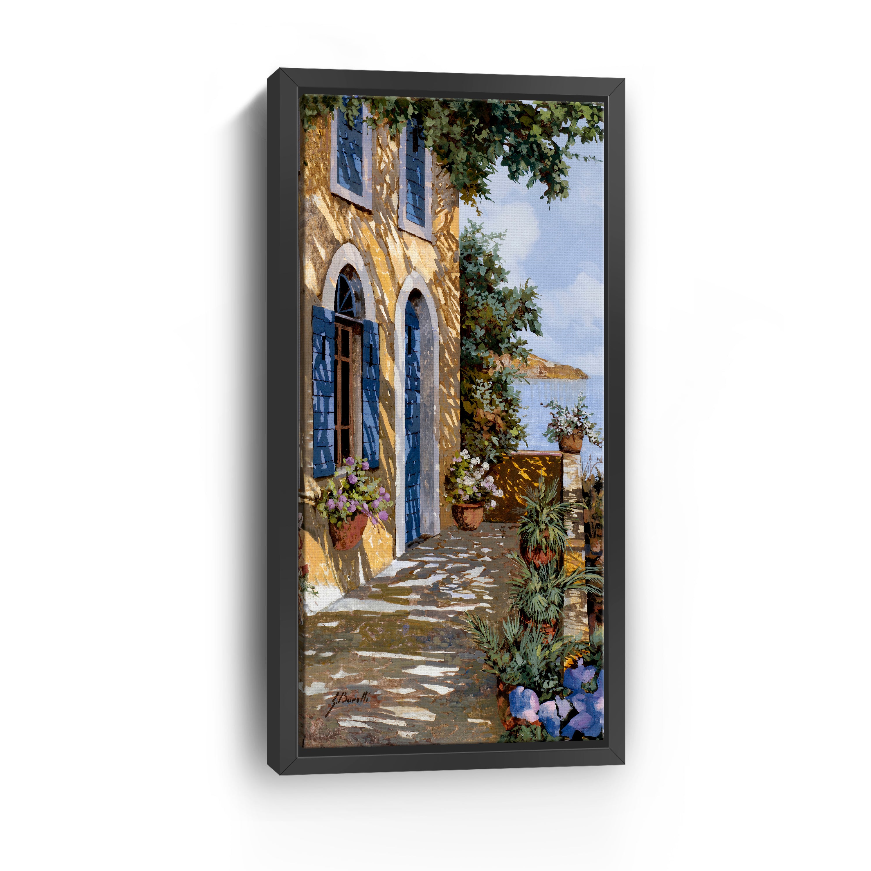 A Blue Door Canvas Giclee