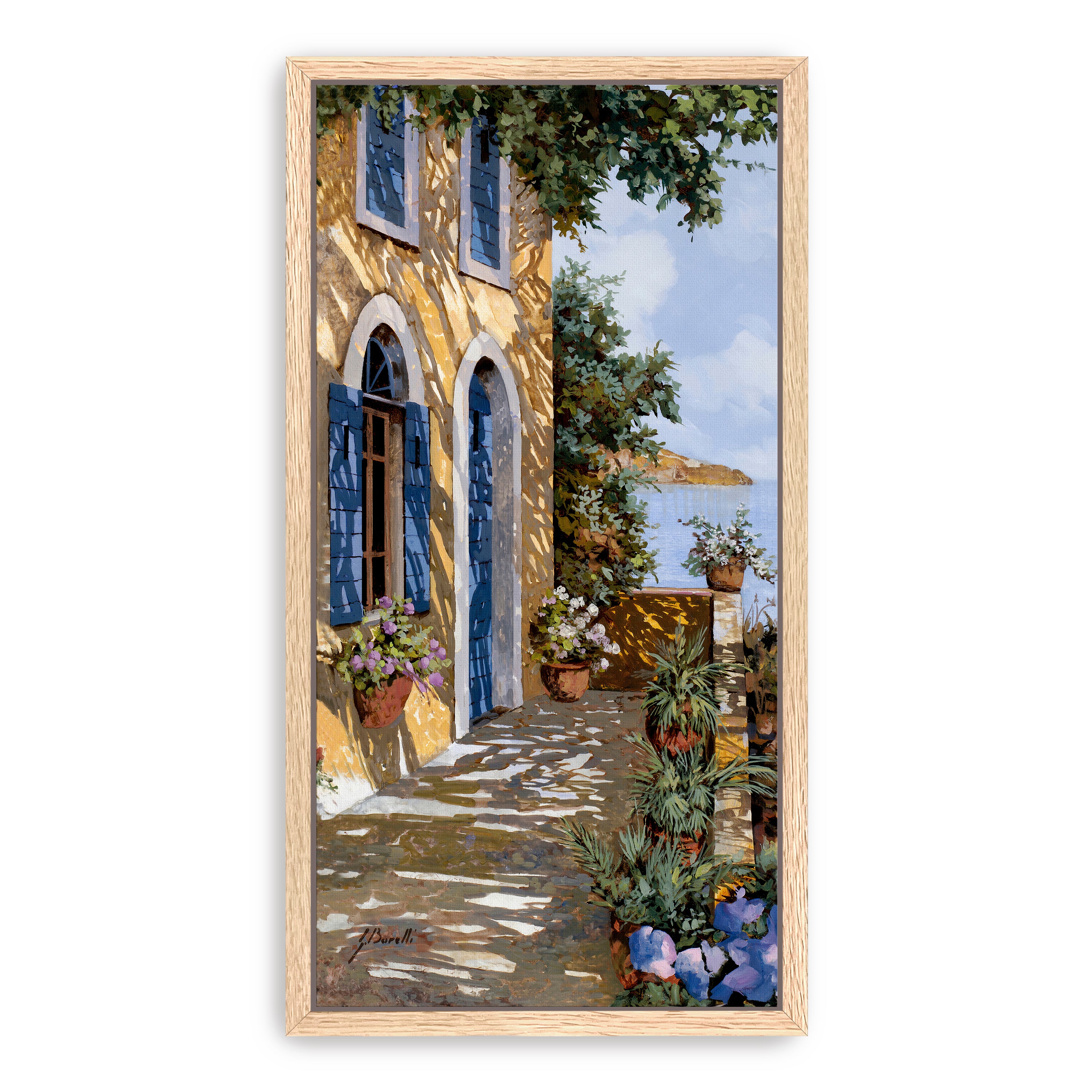 A Blue Door Canvas Giclee