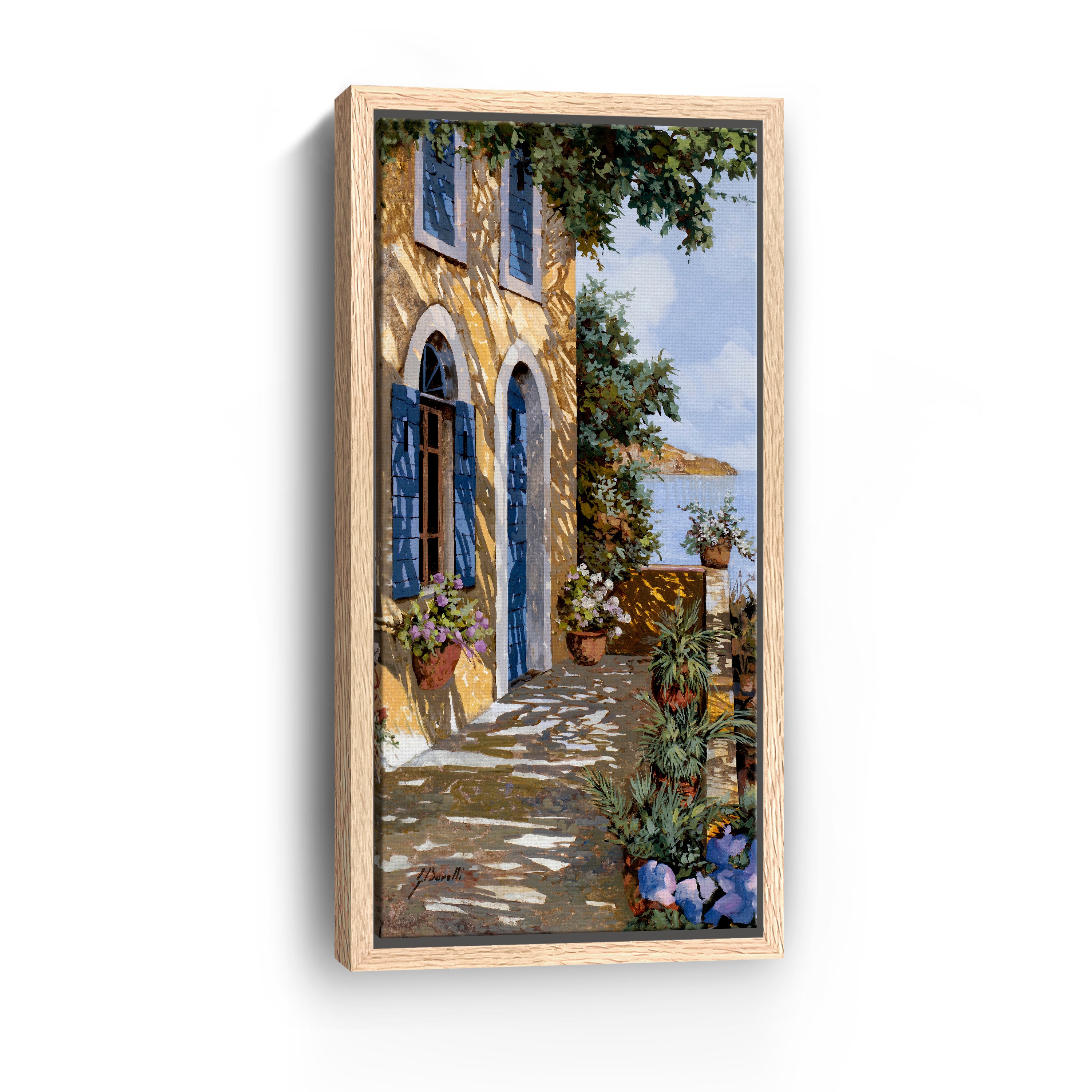 A Blue Door Canvas Giclee