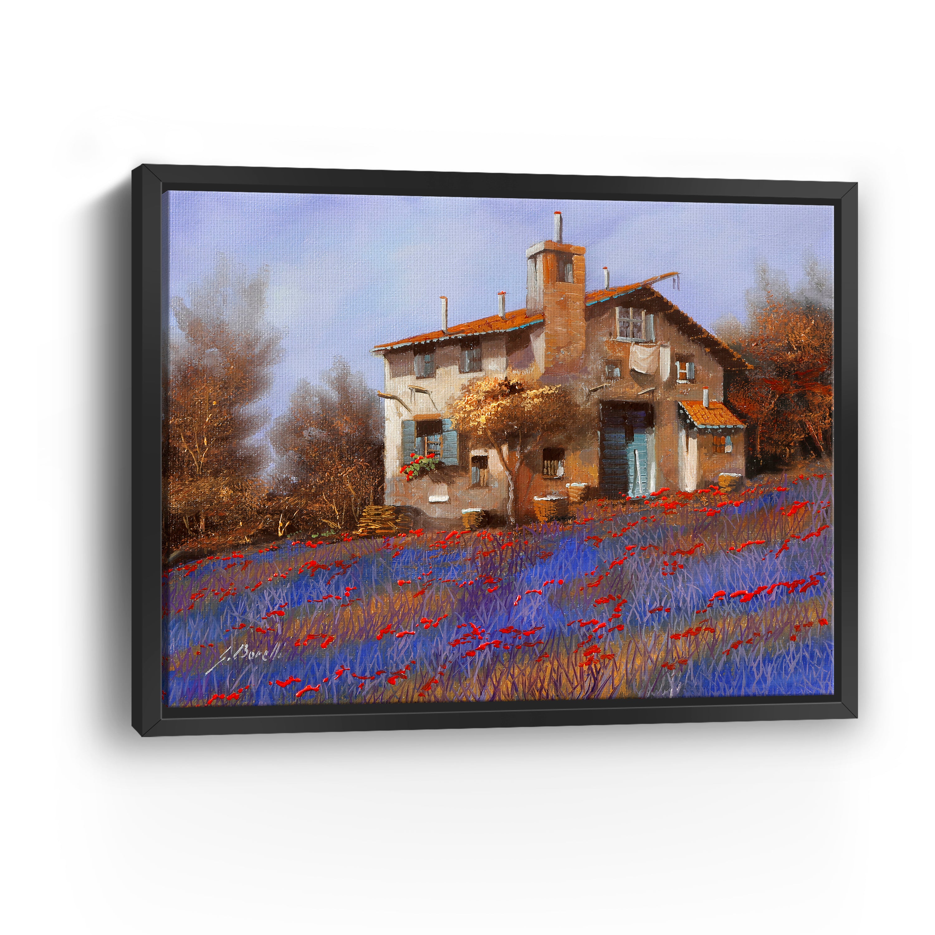 Egypt Blue Canvas Giclee