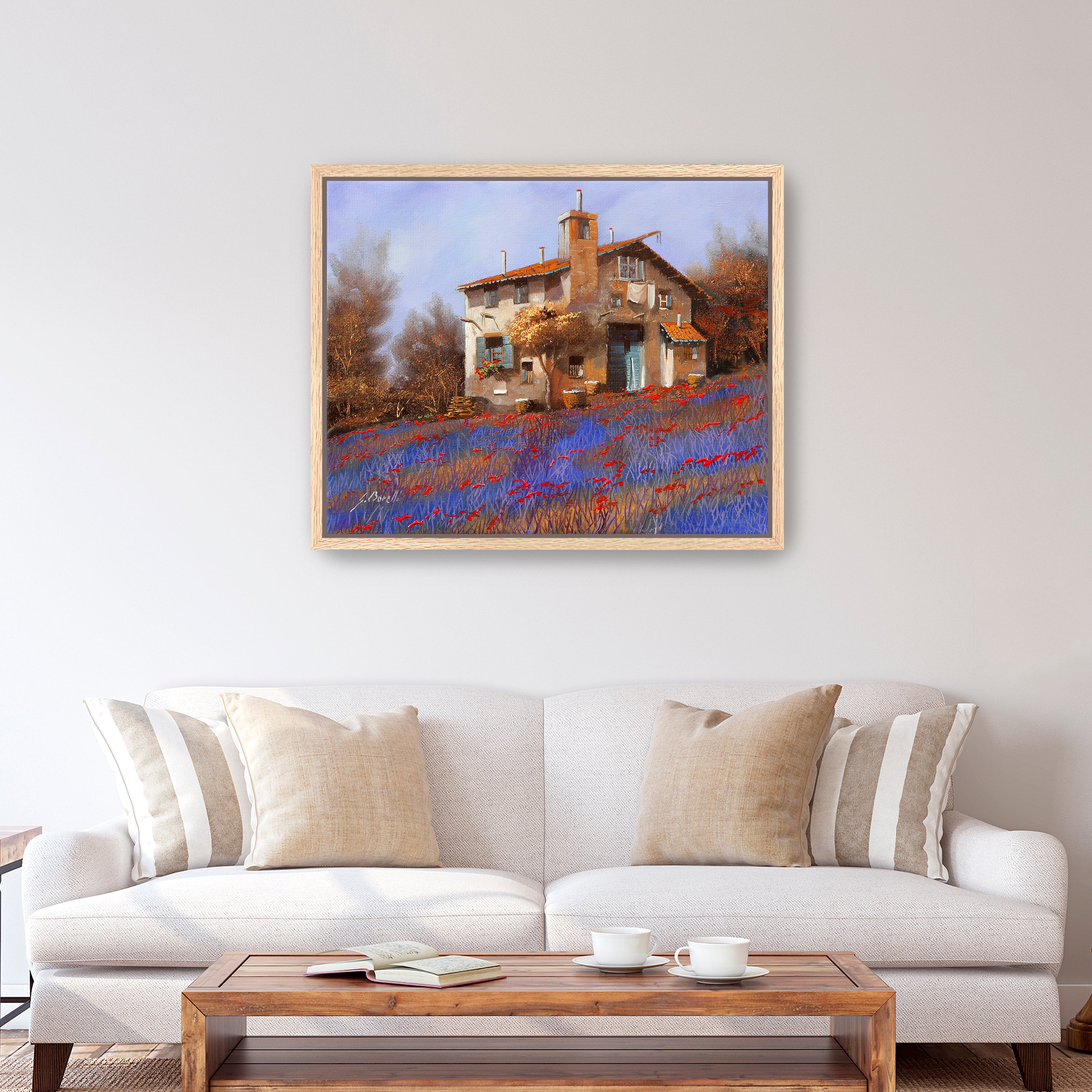 Egypt Blue Canvas Giclee