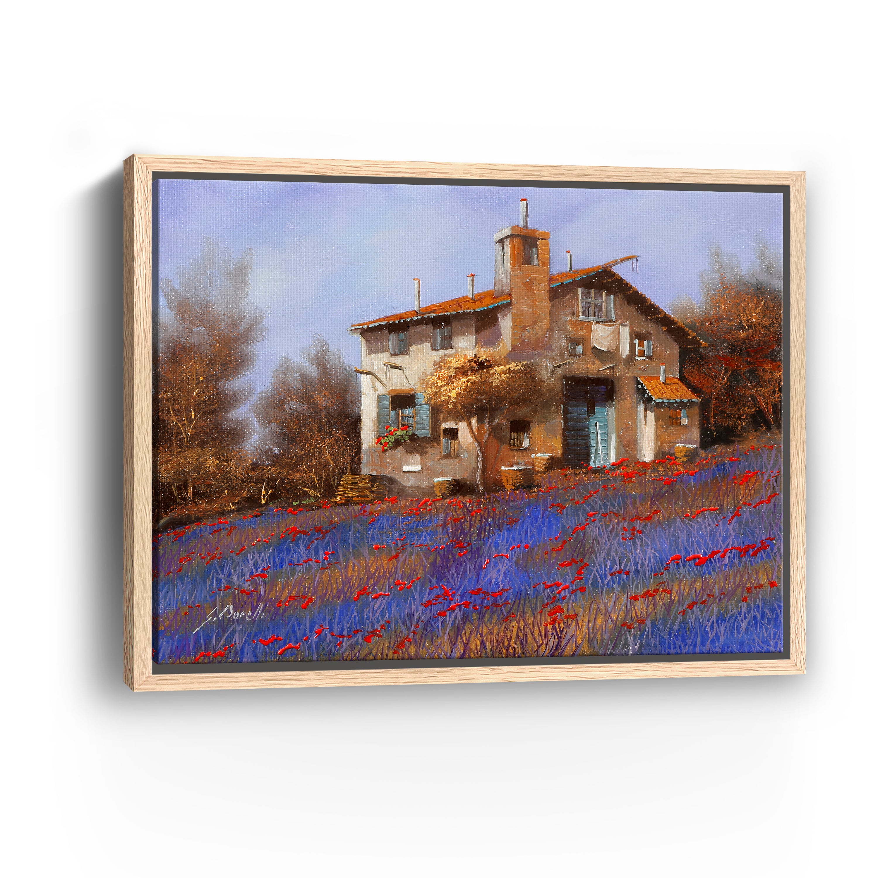 Egypt Blue Canvas Giclee