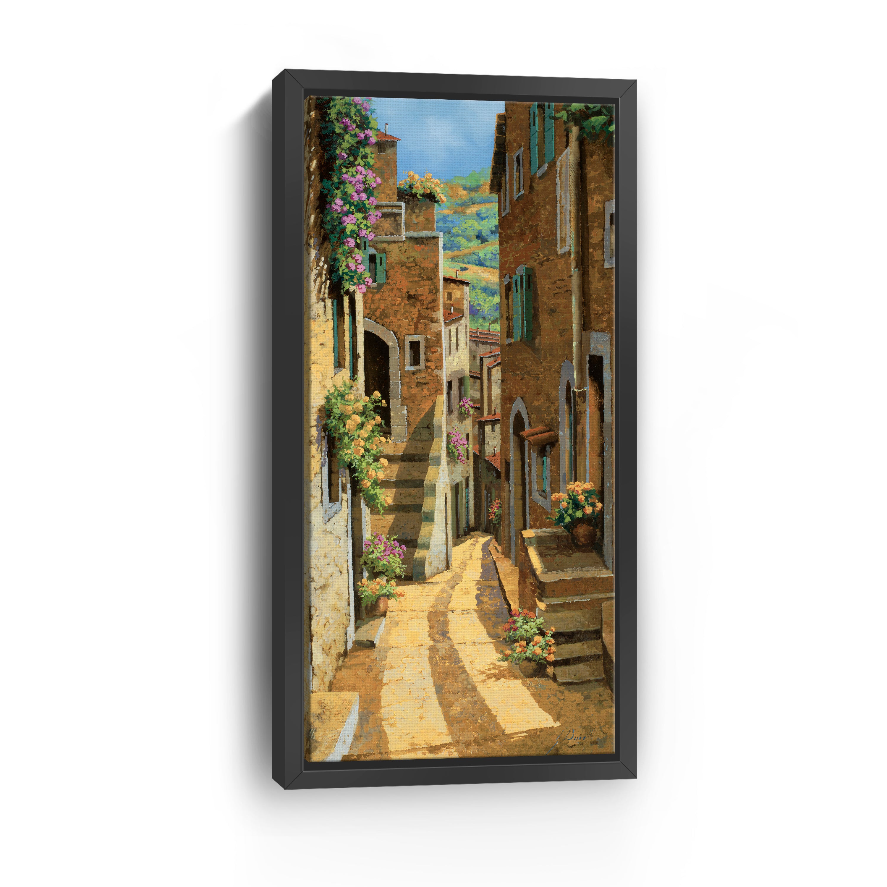 Passage between Houses Canvas Giclee