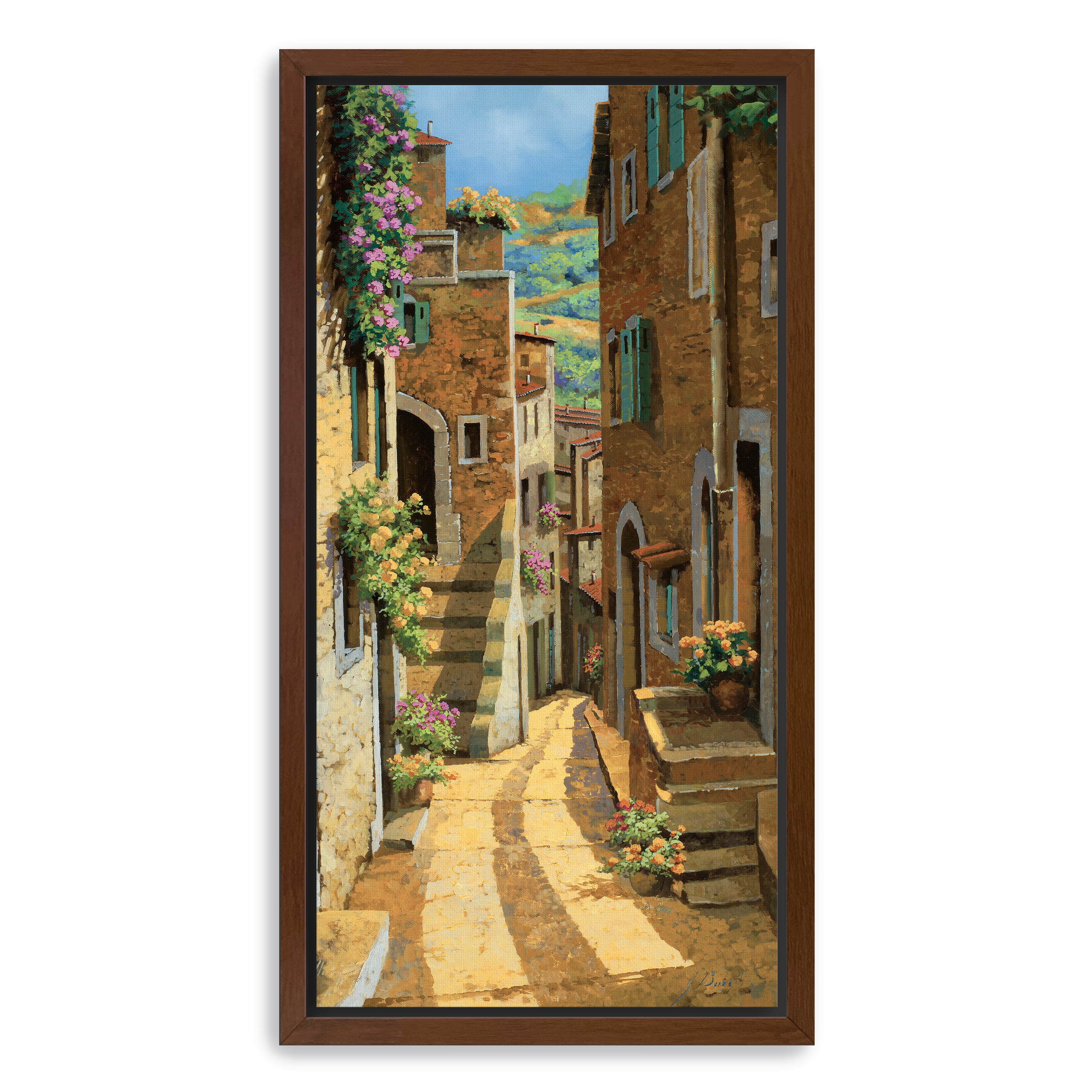 Passage between Houses Canvas Giclee