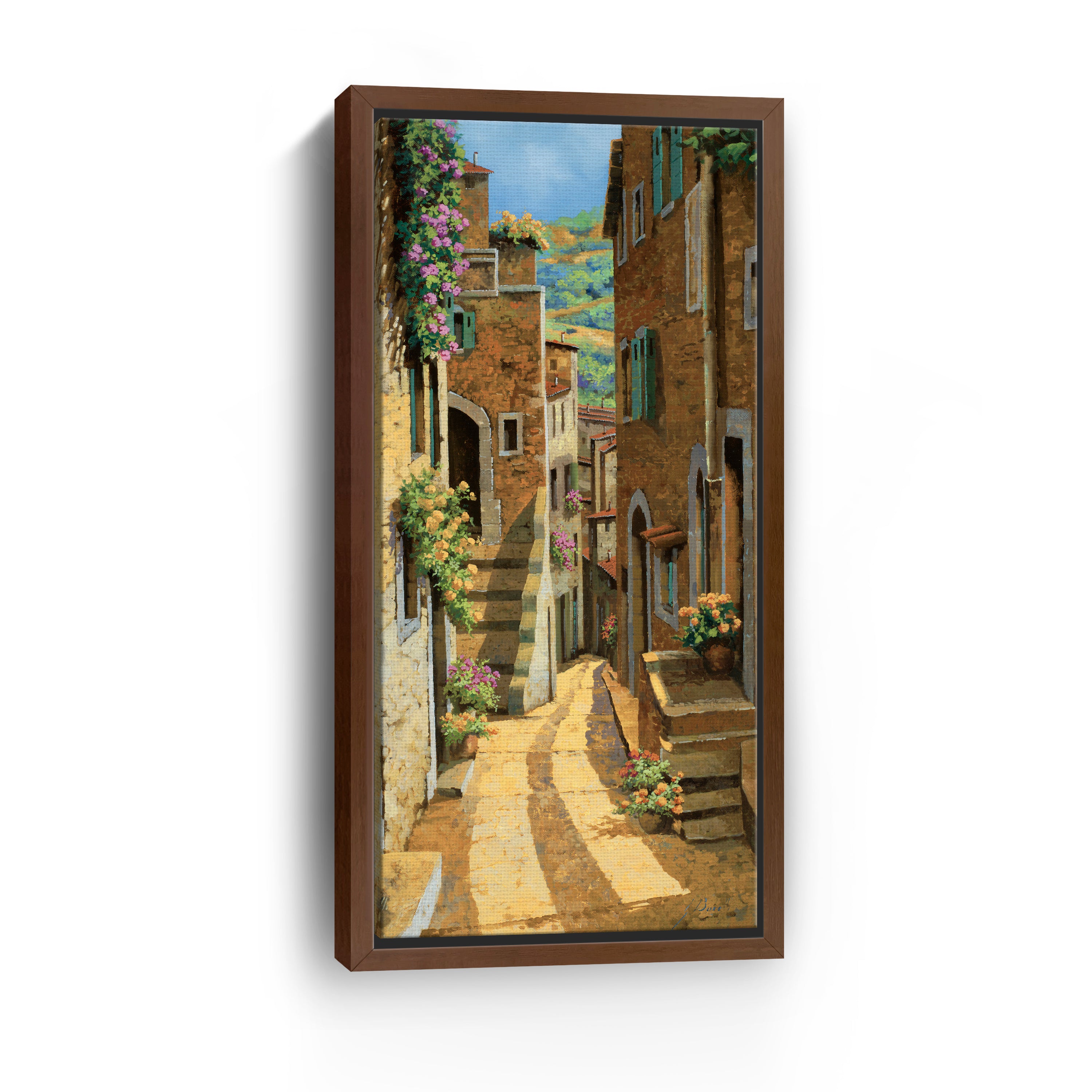 Passage between Houses Canvas Giclee