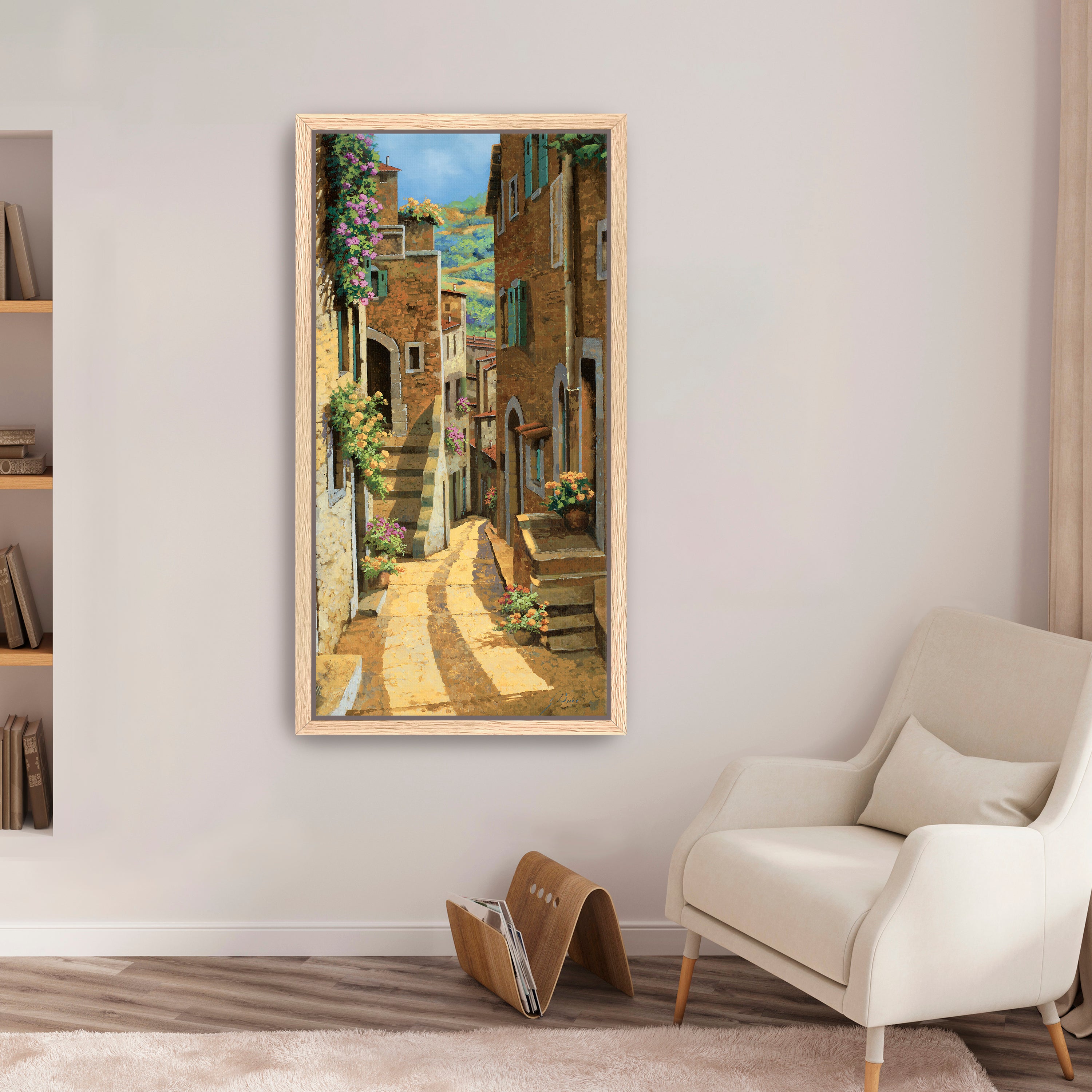 Passage between Houses Canvas Giclee