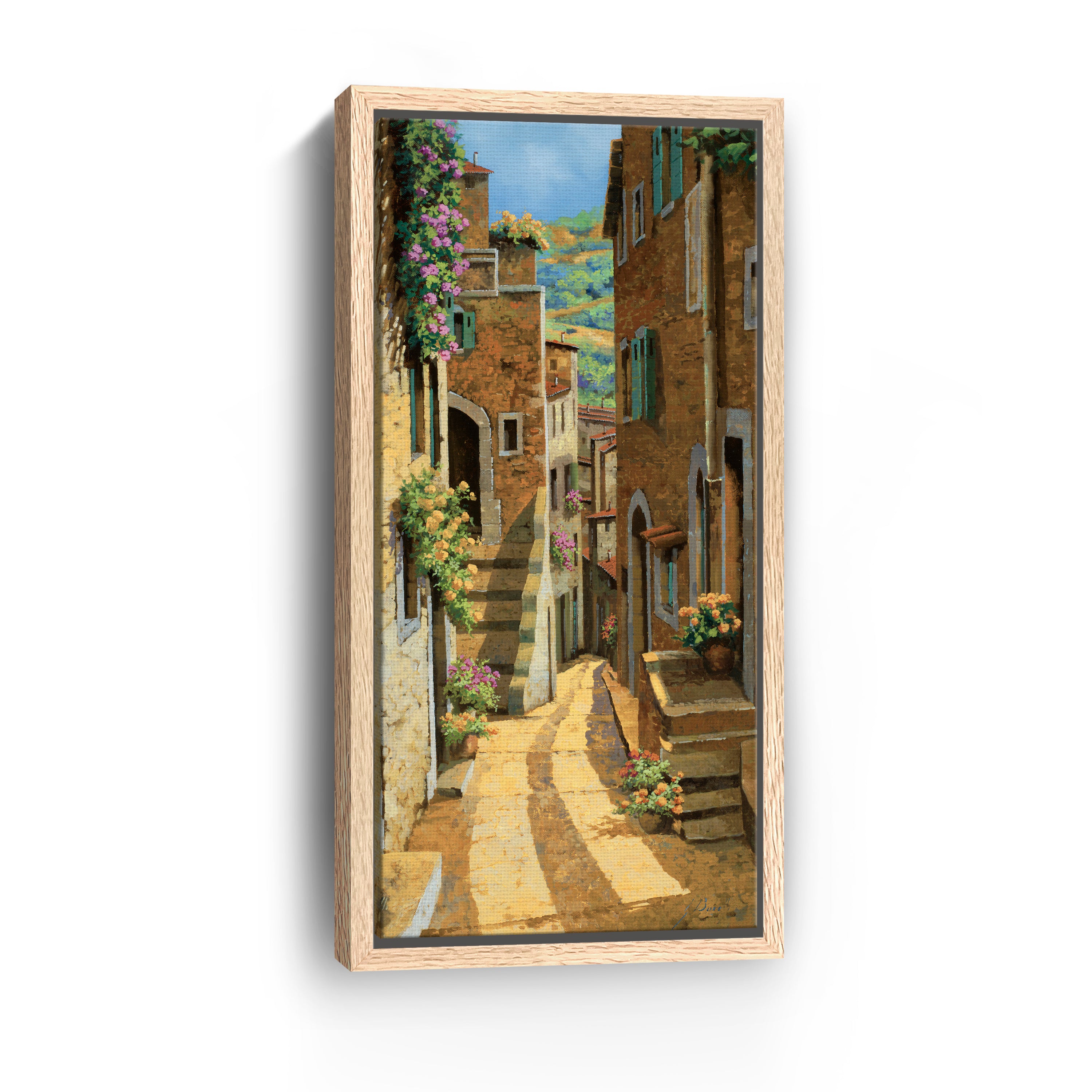 Passage between Houses Canvas Giclee