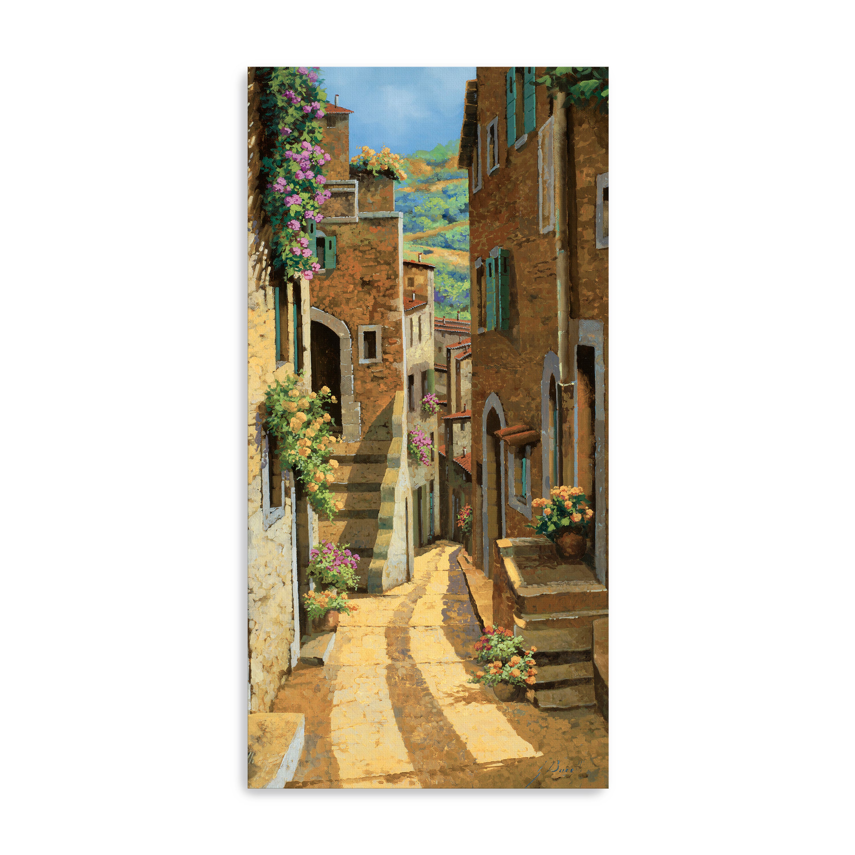 Passage between Houses Canvas Giclee