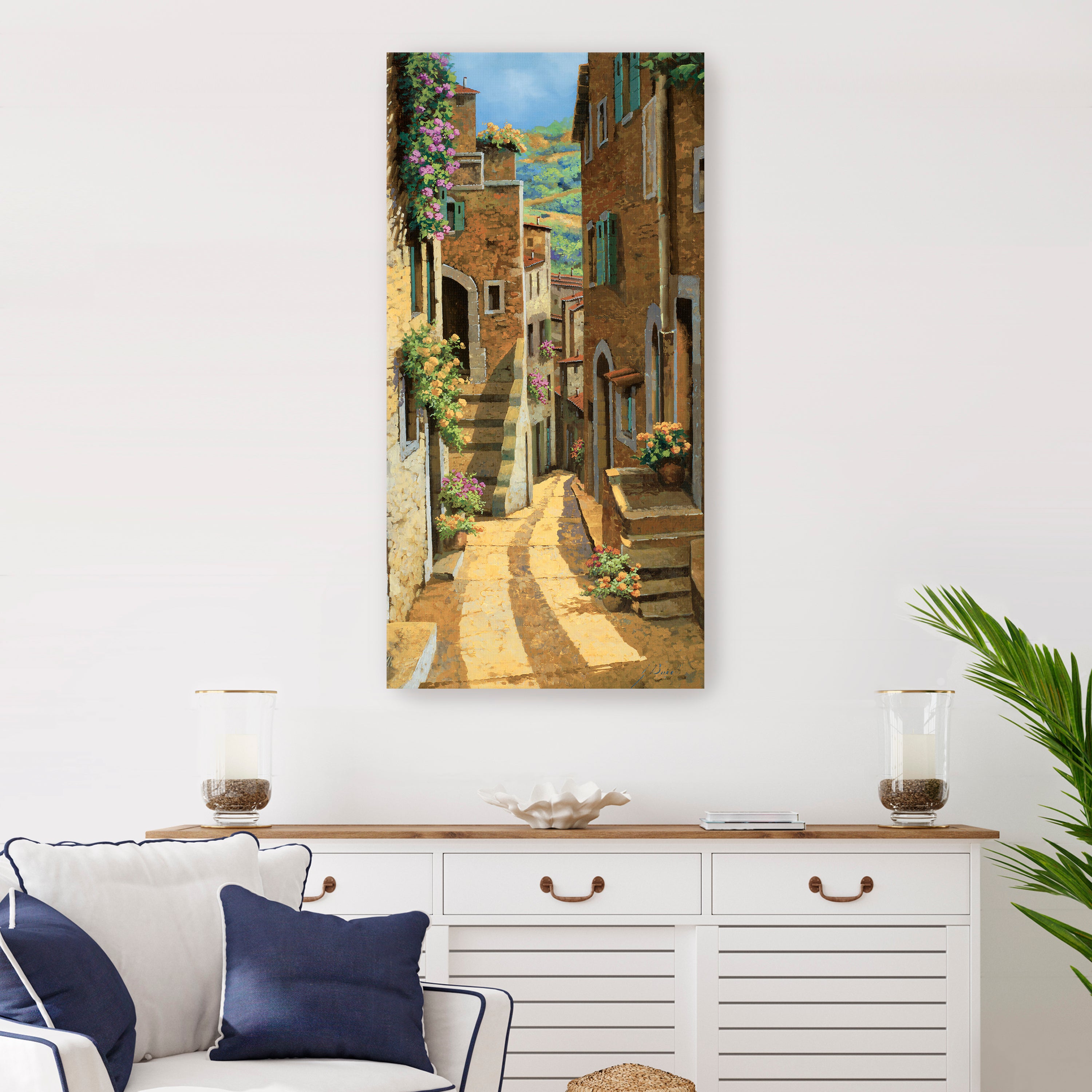 Passage between Houses Canvas Giclee