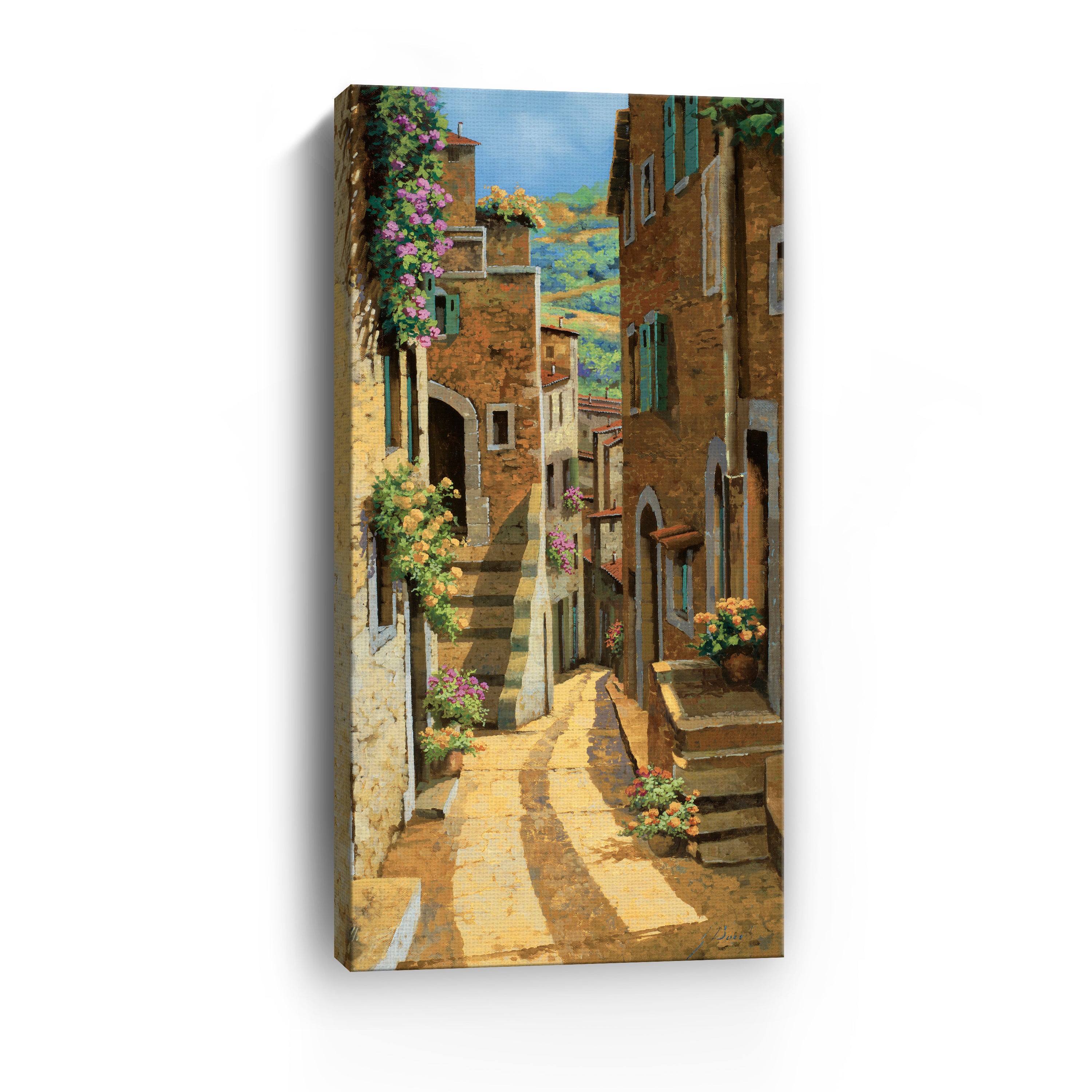Passage between Houses Canvas Giclee