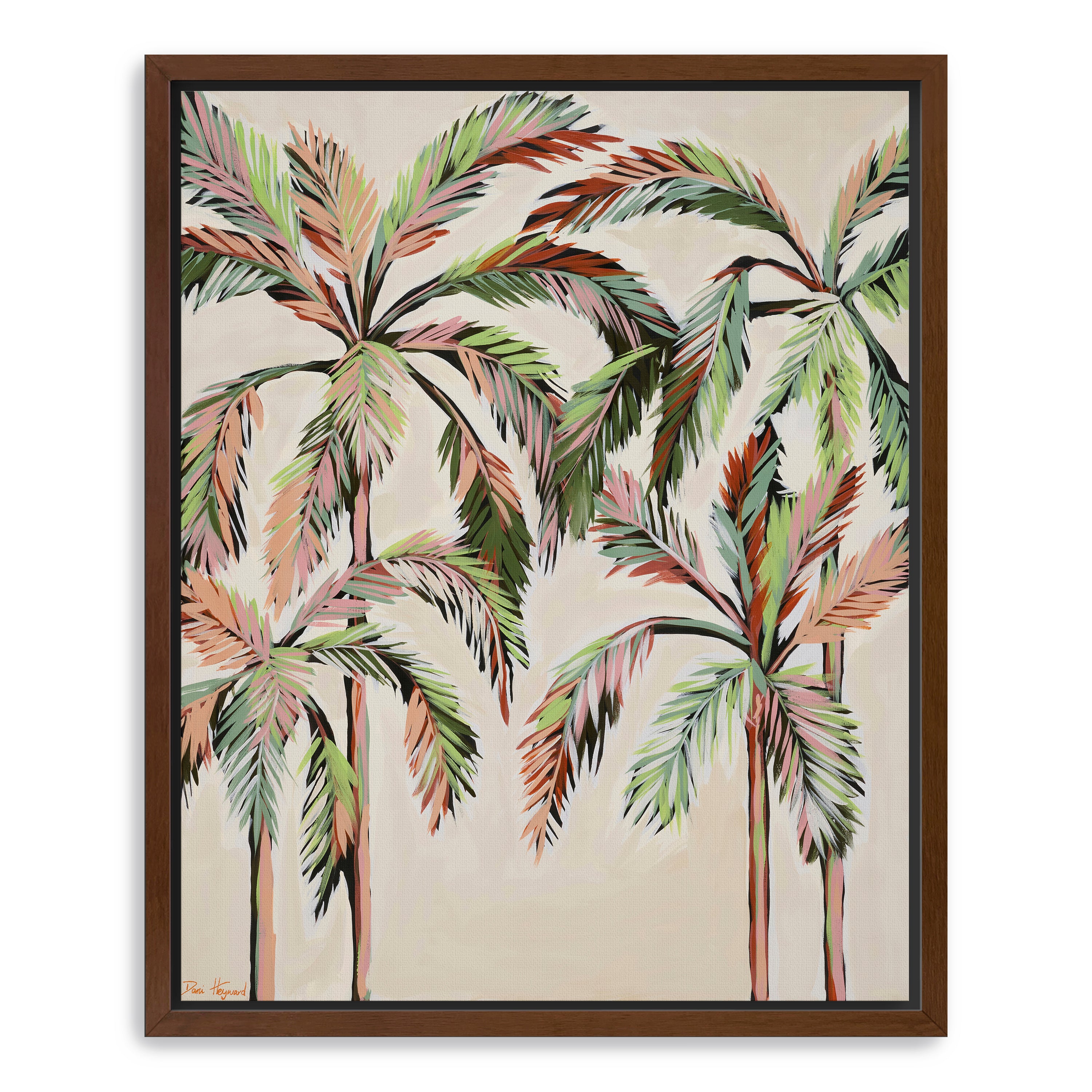Palm Trees Canvas Giclee
