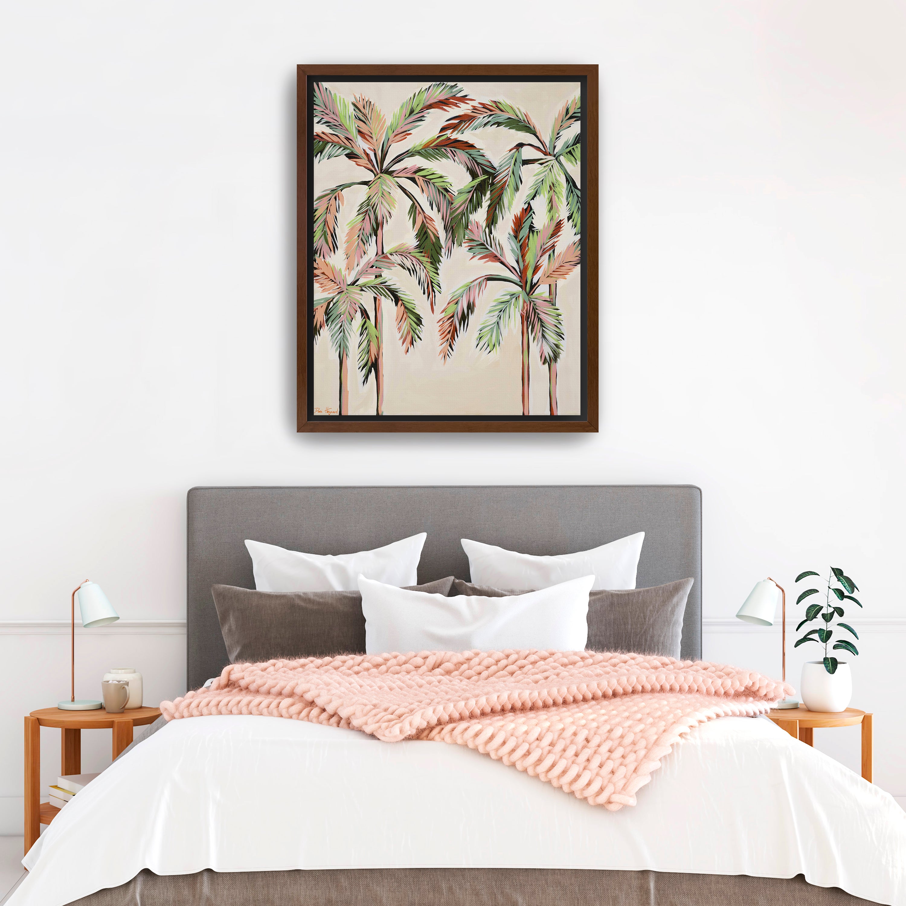 Palm Trees Canvas Giclee