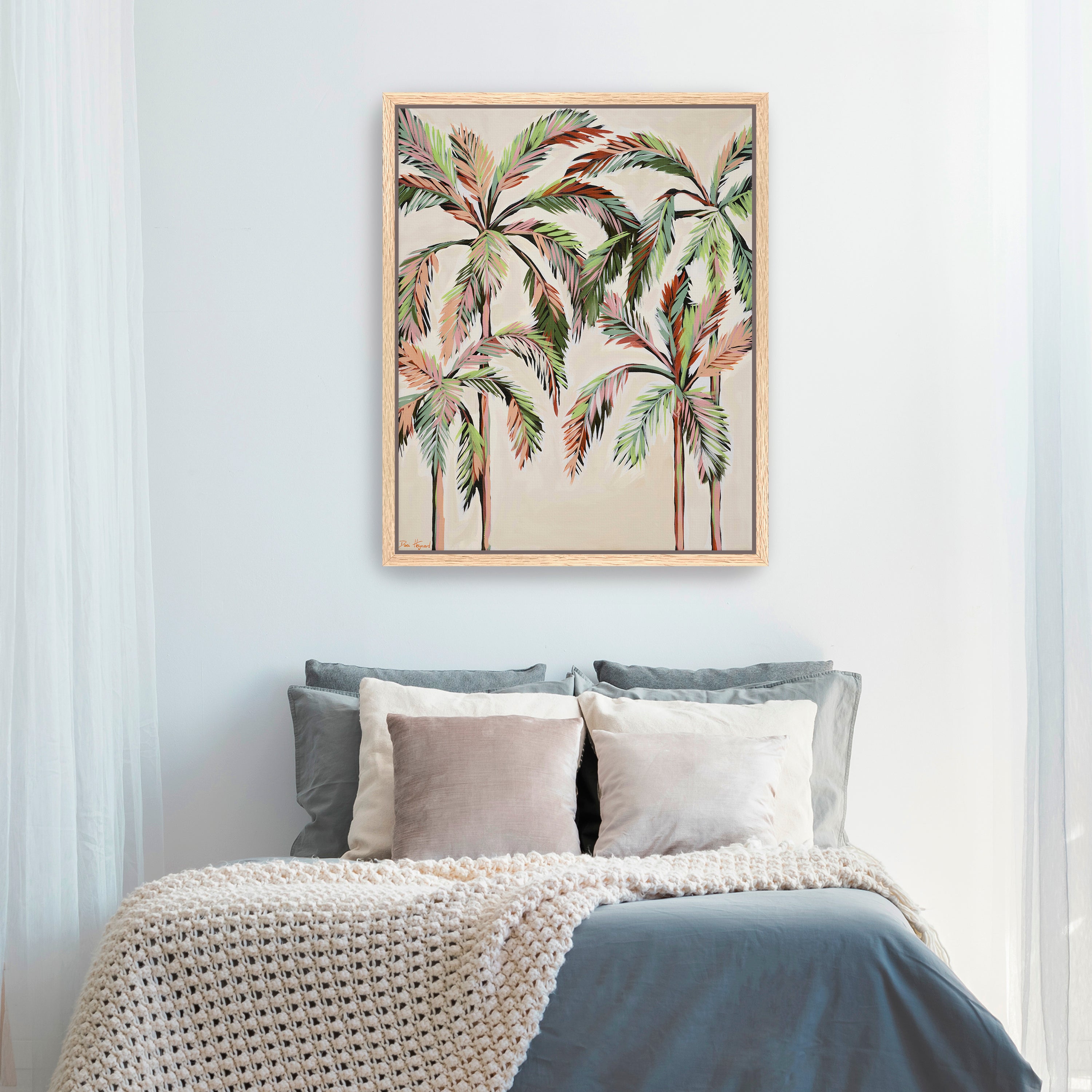 Palm Trees Canvas Giclee
