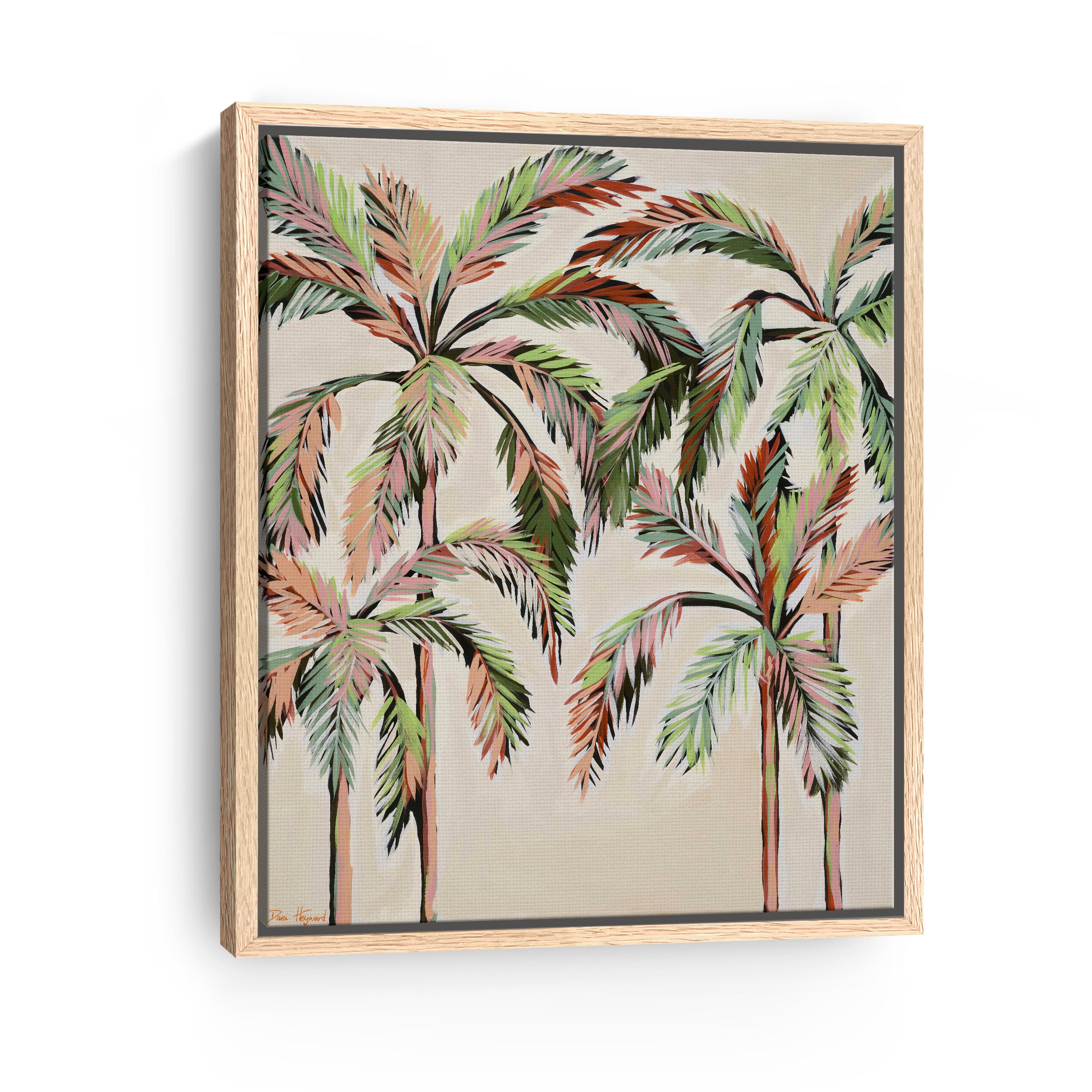 Palm Trees Canvas Giclee