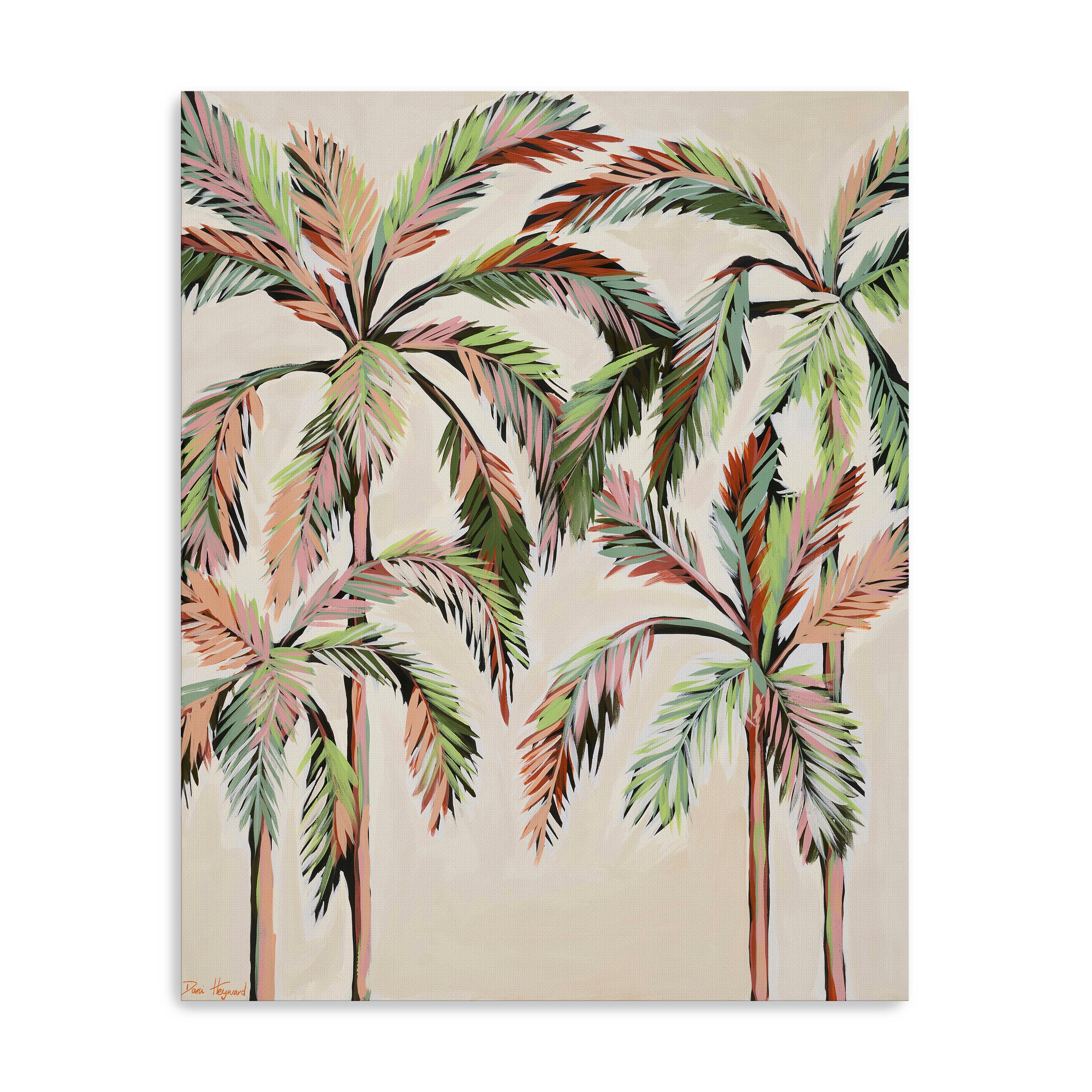 Palm Trees Canvas Giclee