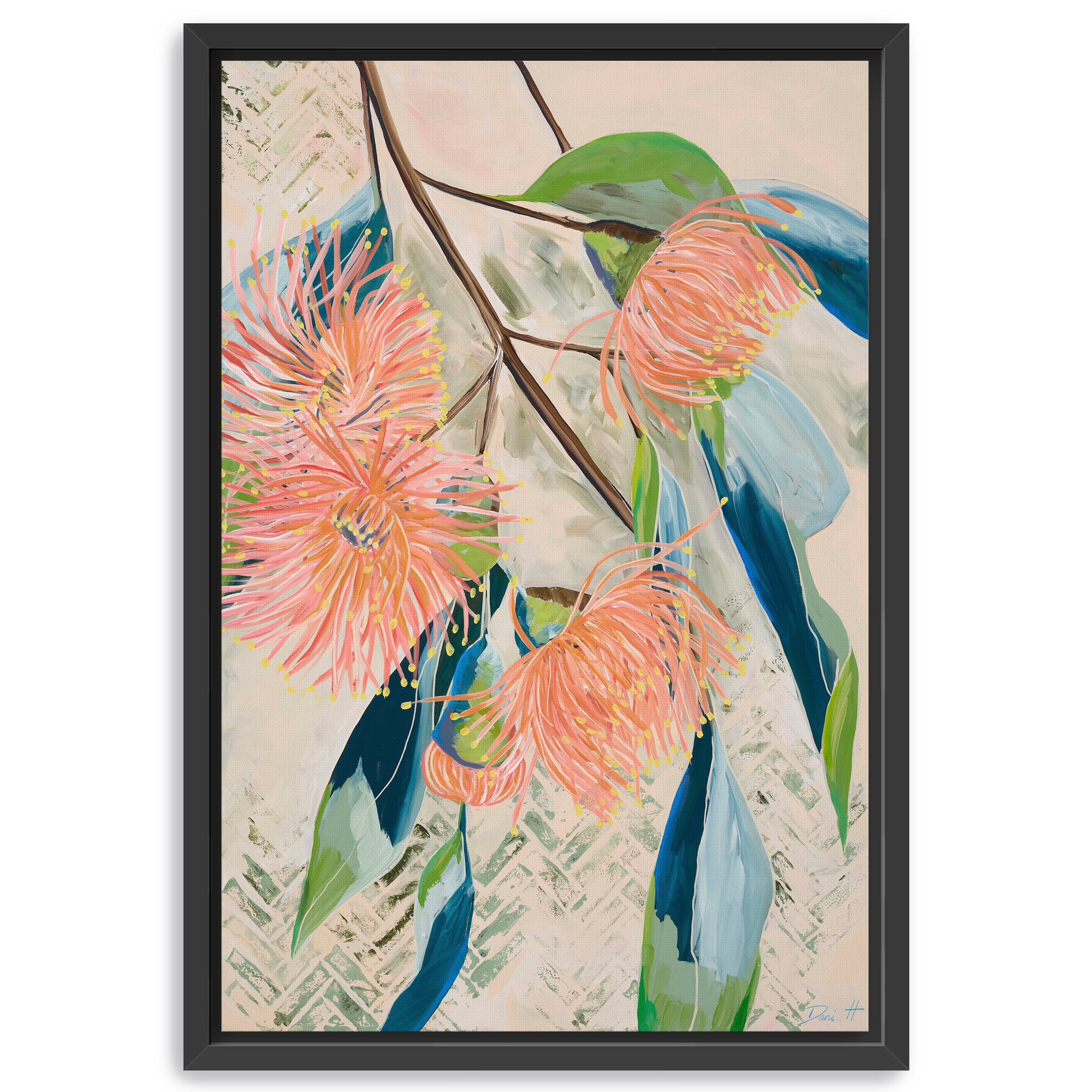 Flowering Pastels Canvas Giclee