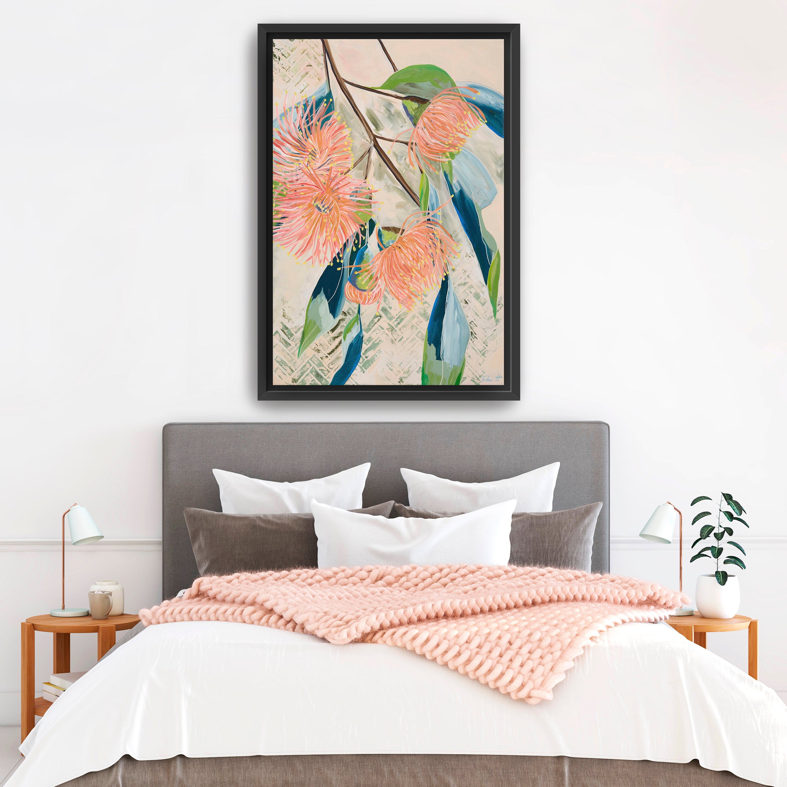 Flowering Pastels Canvas Giclee