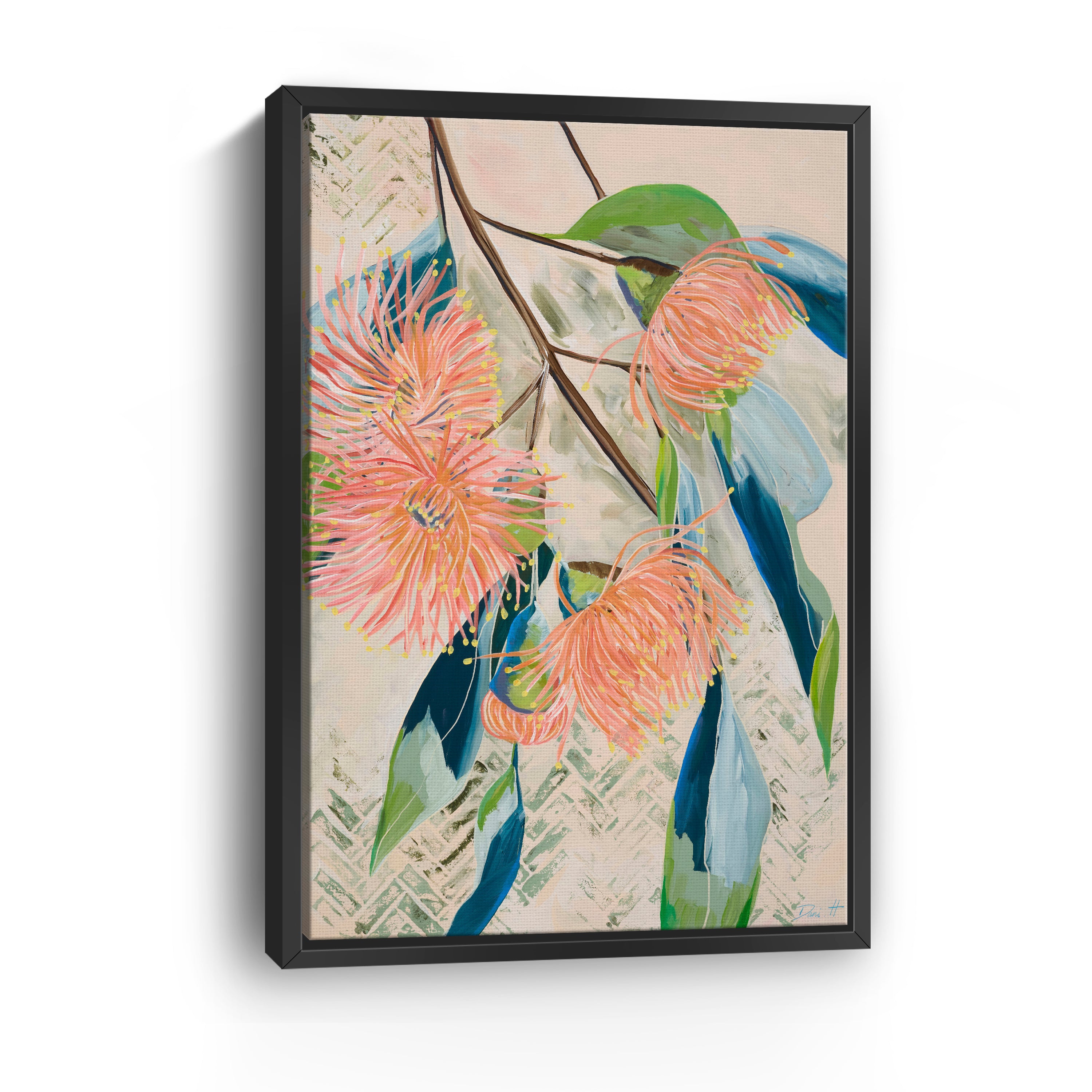Flowering Pastels Canvas Giclee