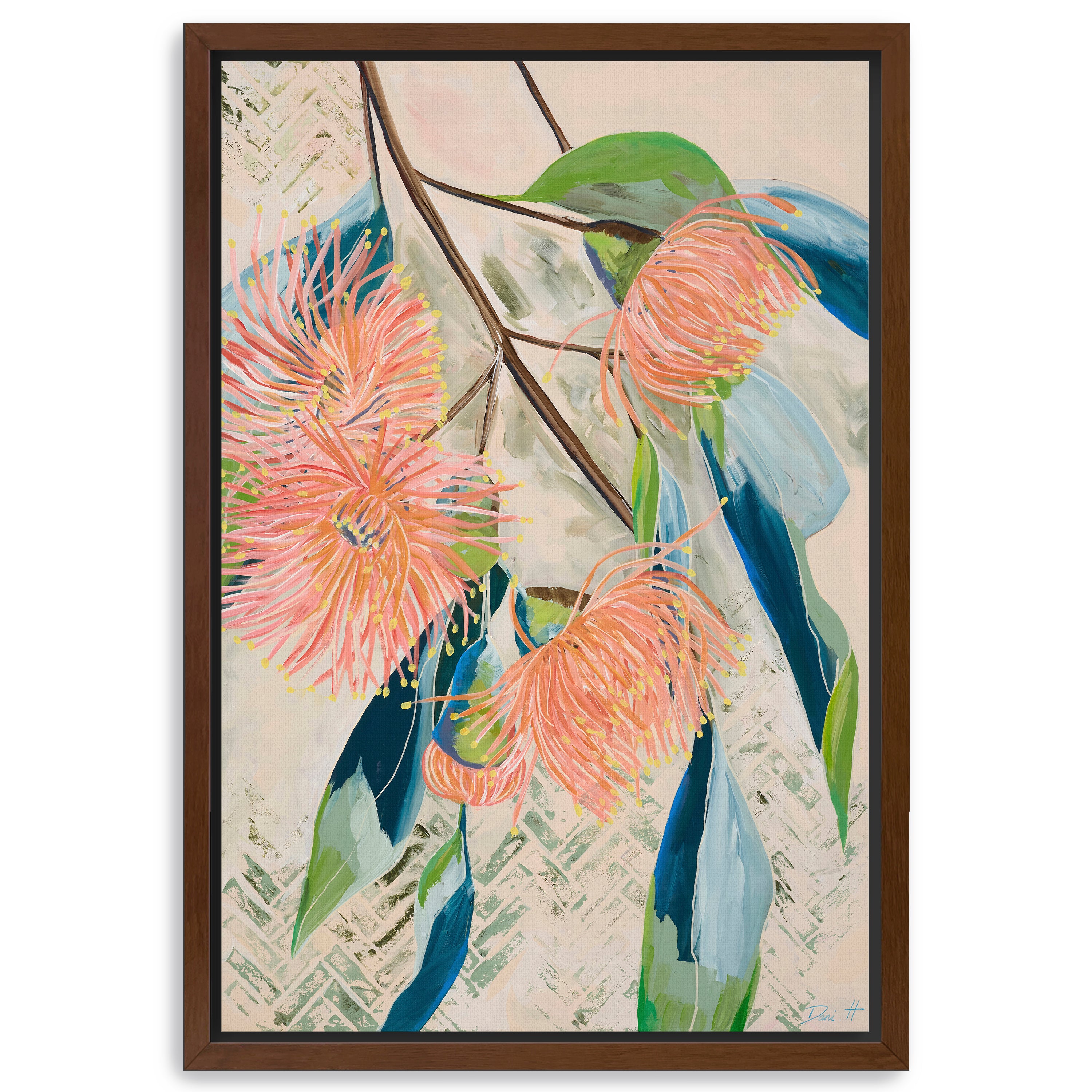 Flowering Pastels Canvas Giclee