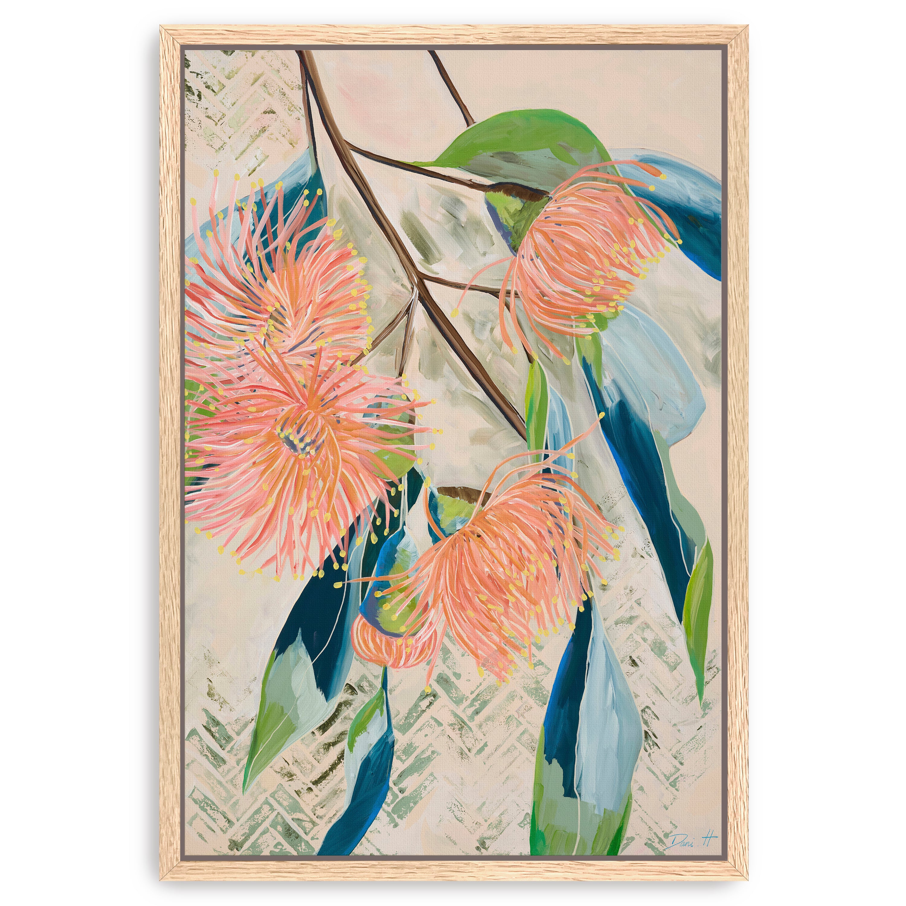 Flowering Pastels Canvas Giclee