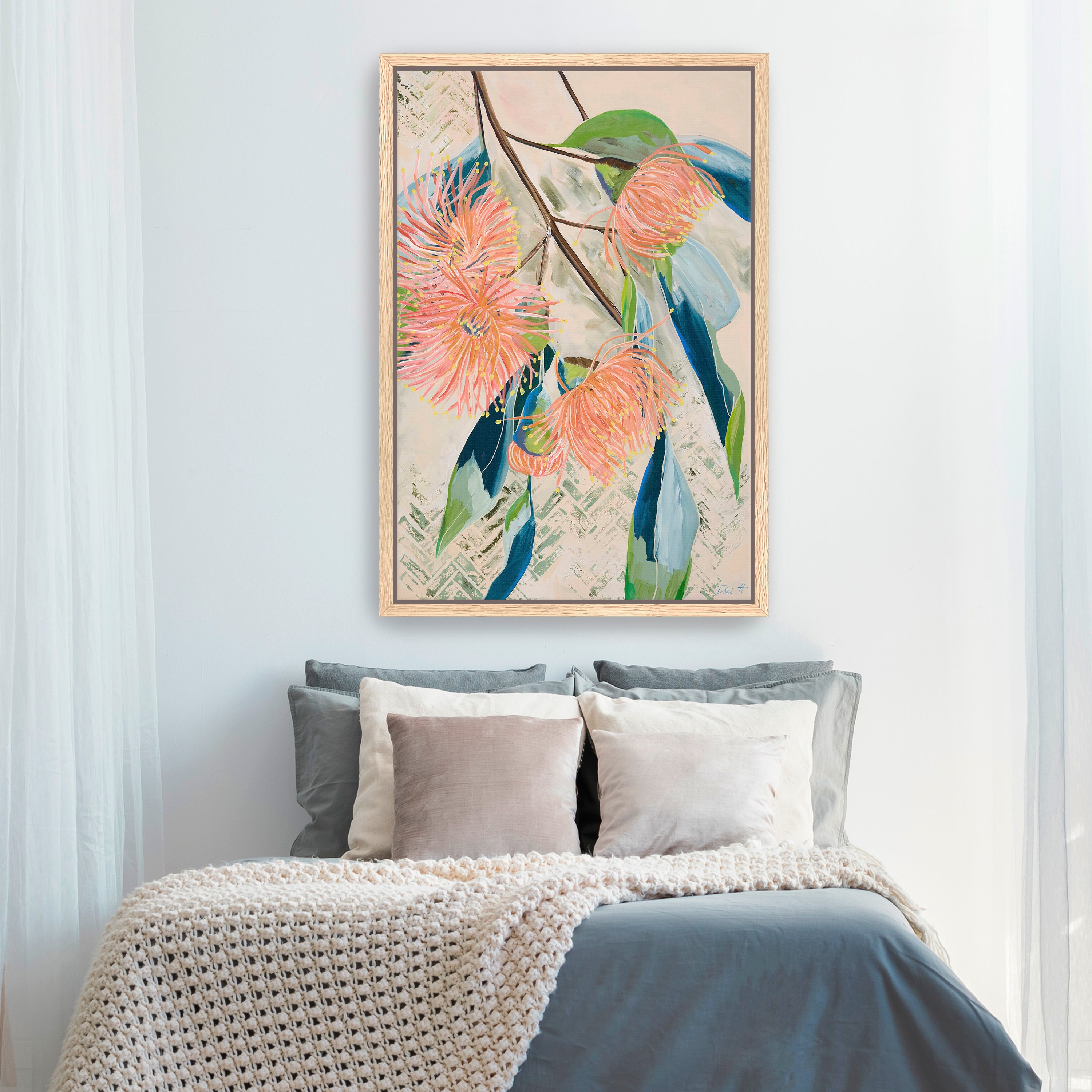Flowering Pastels Canvas Giclee