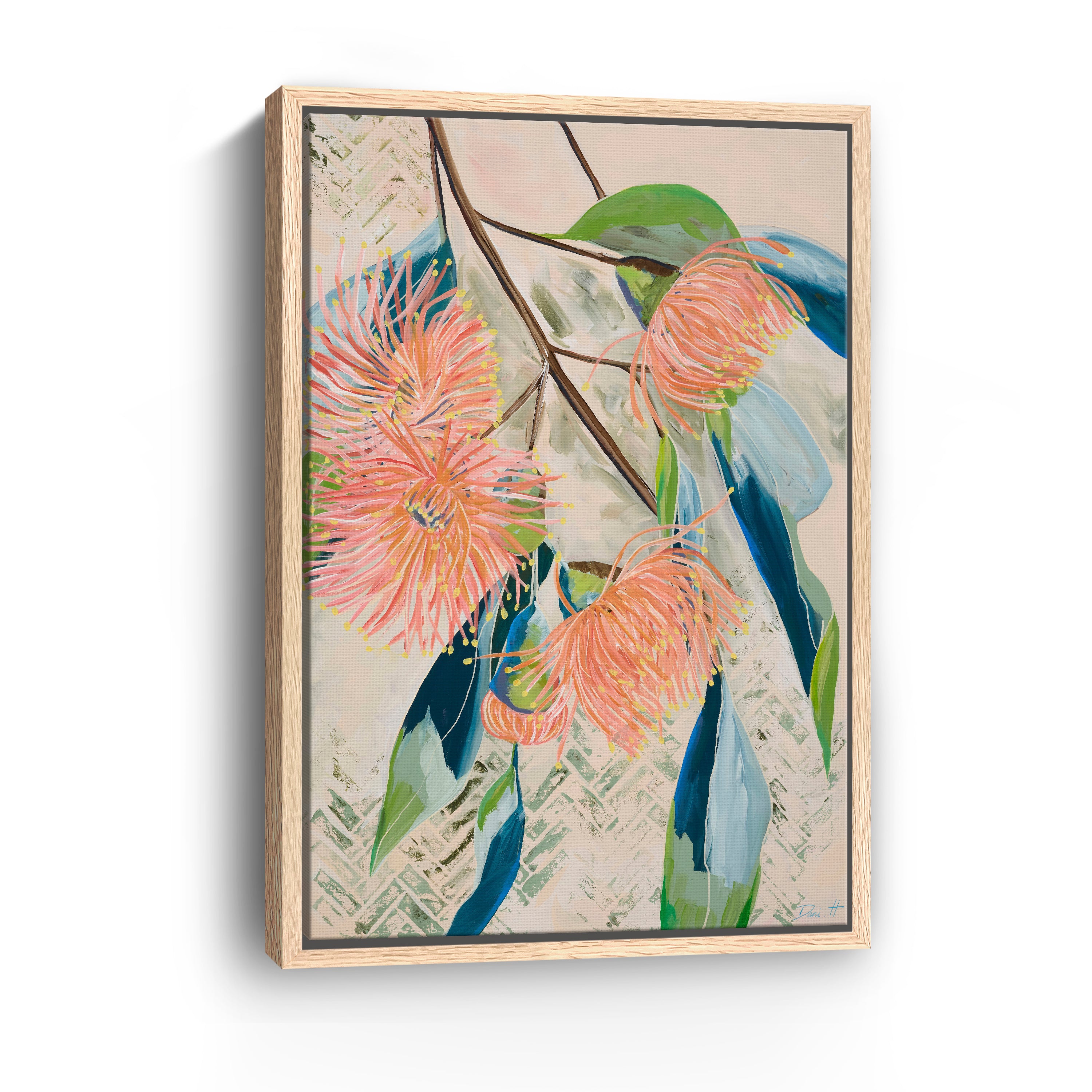 Flowering Pastels Canvas Giclee