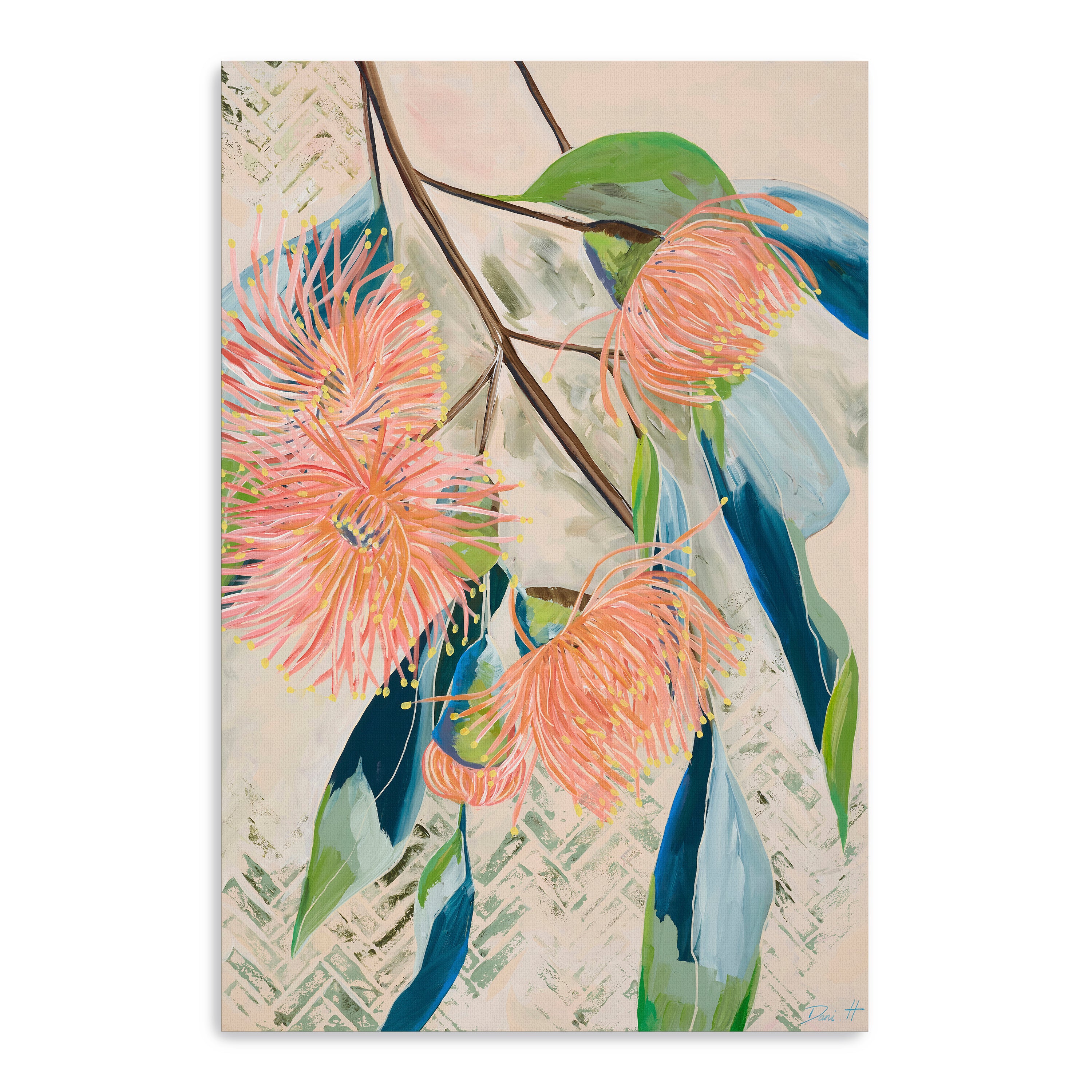 Flowering Pastels Canvas Giclee