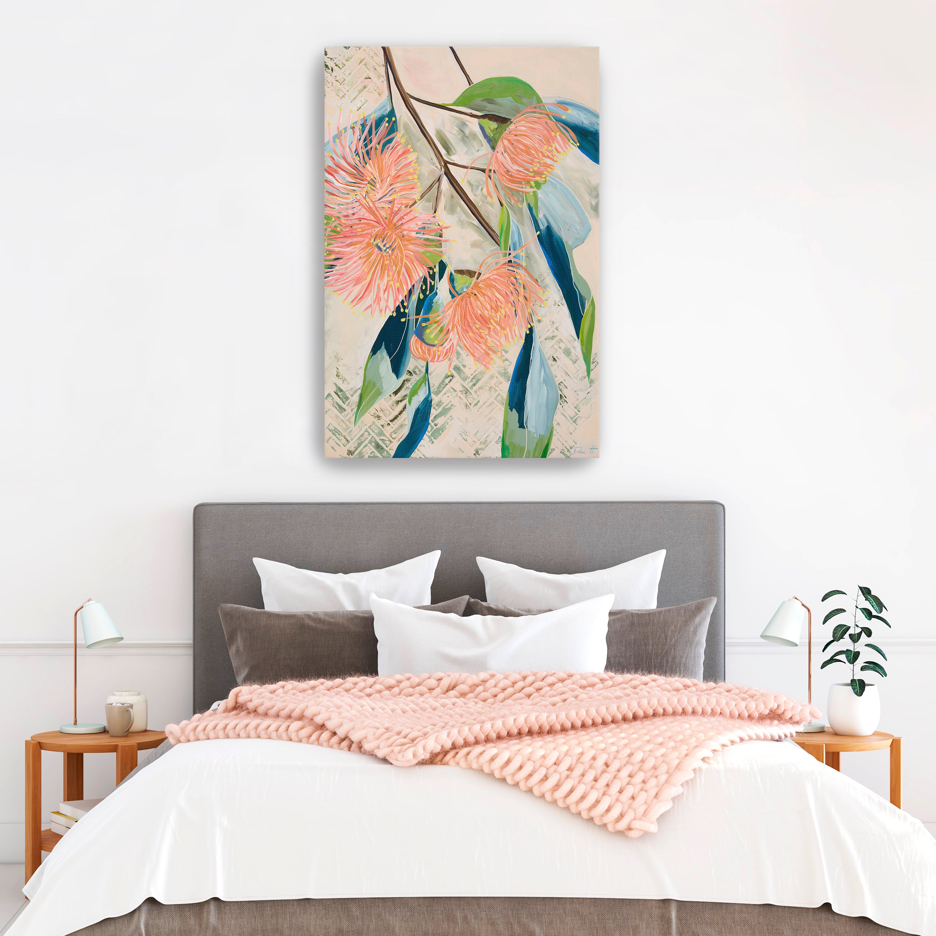 Flowering Pastels Canvas Giclee