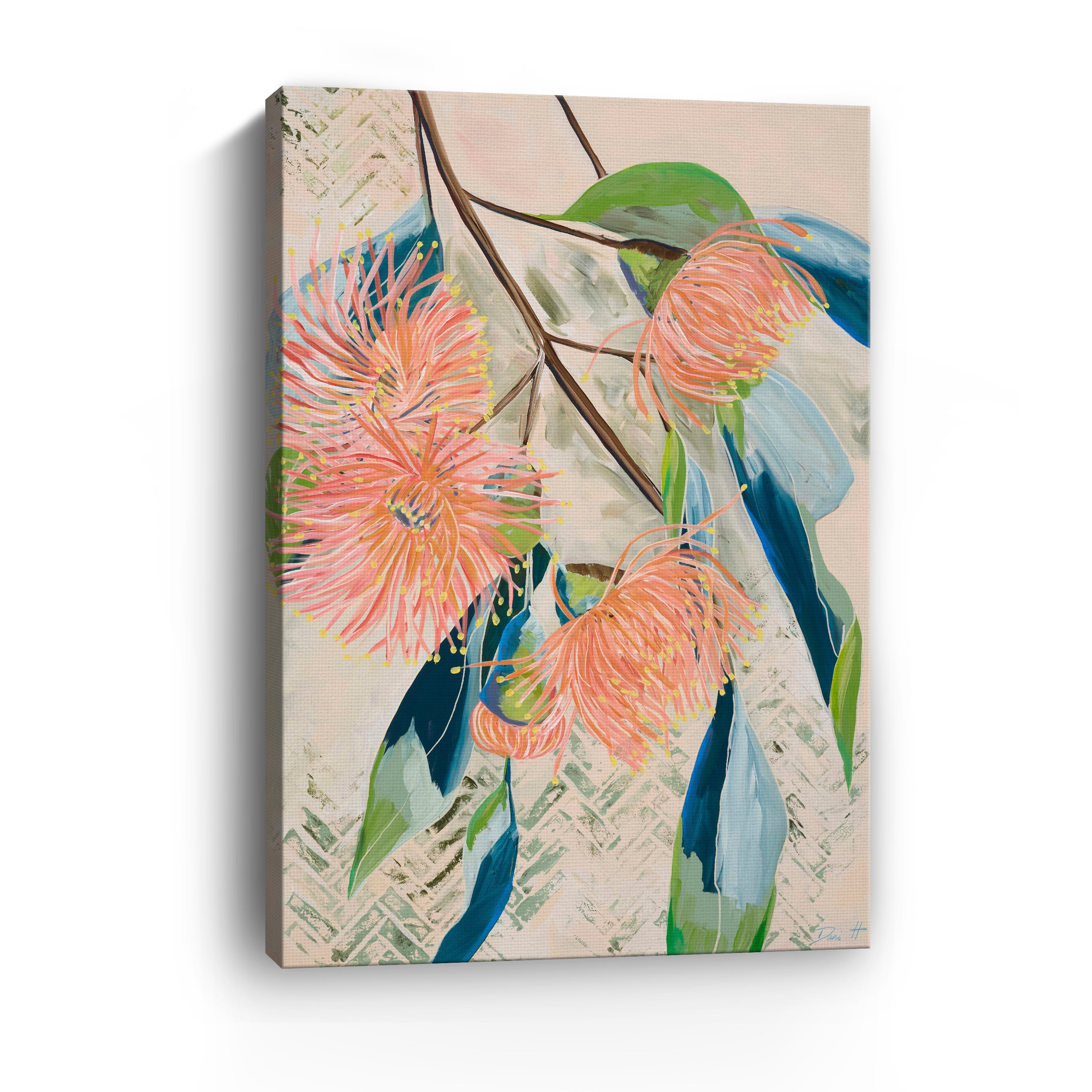 Flowering Pastels Canvas Giclee