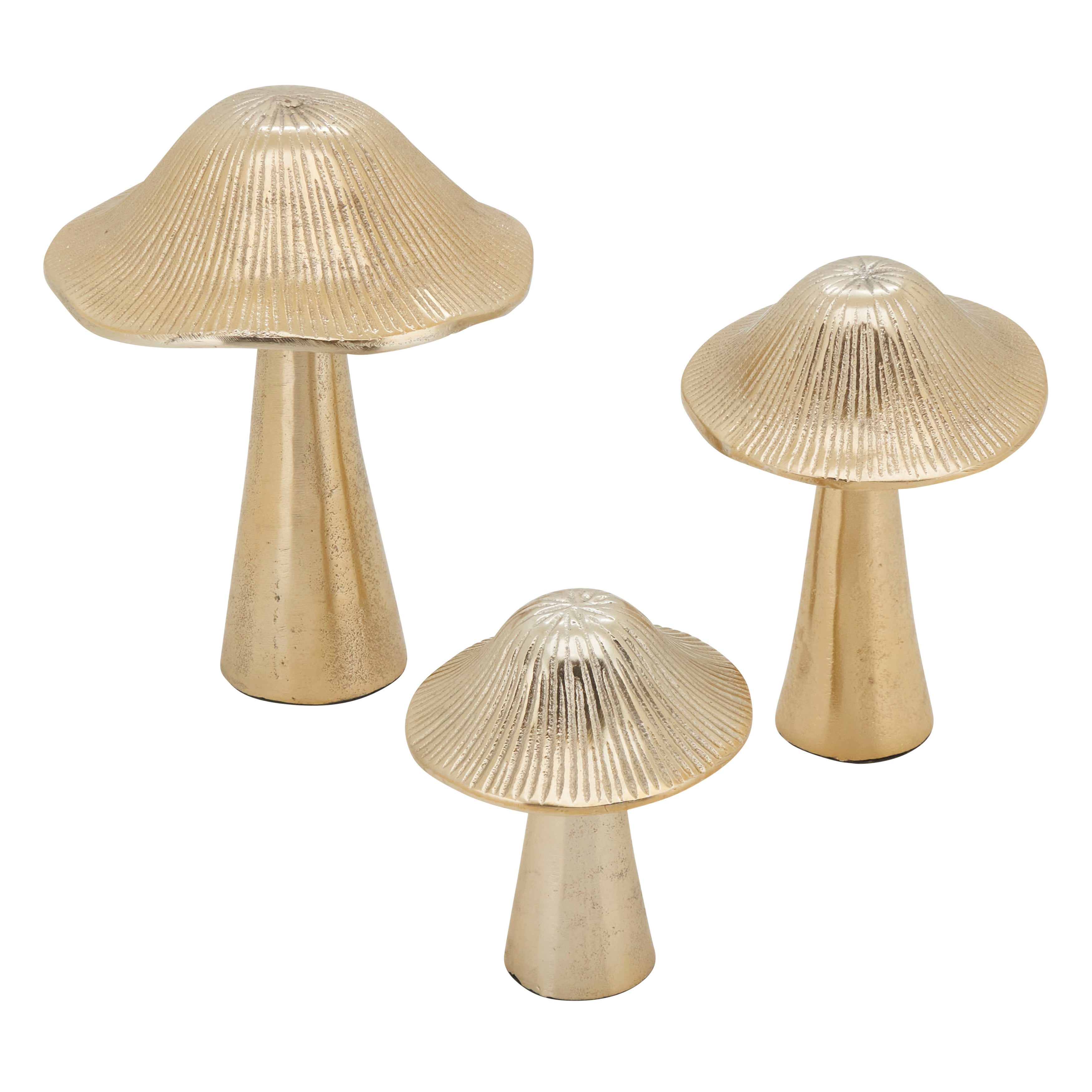 Aluminum Mushroom Tabletop Figurine
