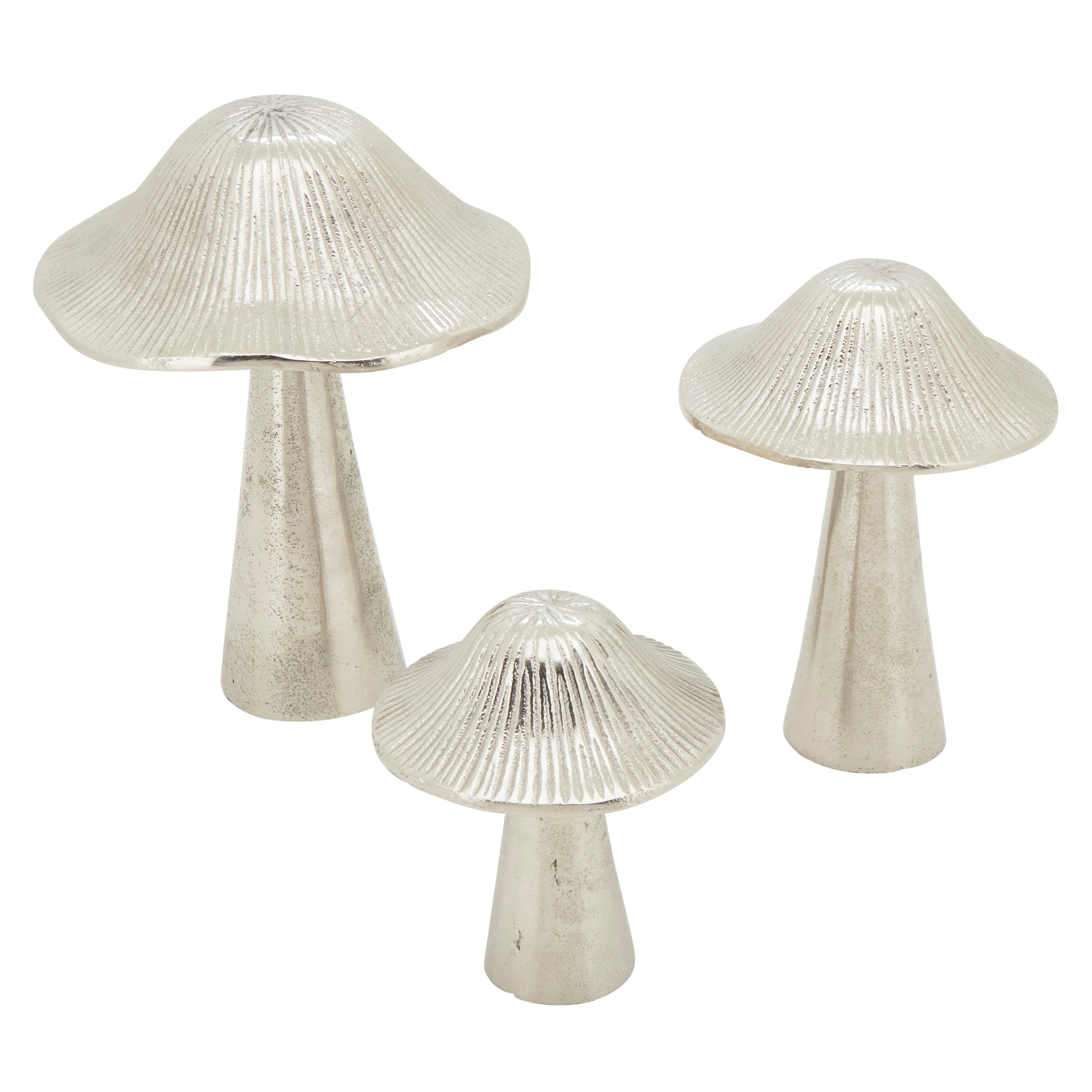 Aluminum Mushroom Tabletop Figurine