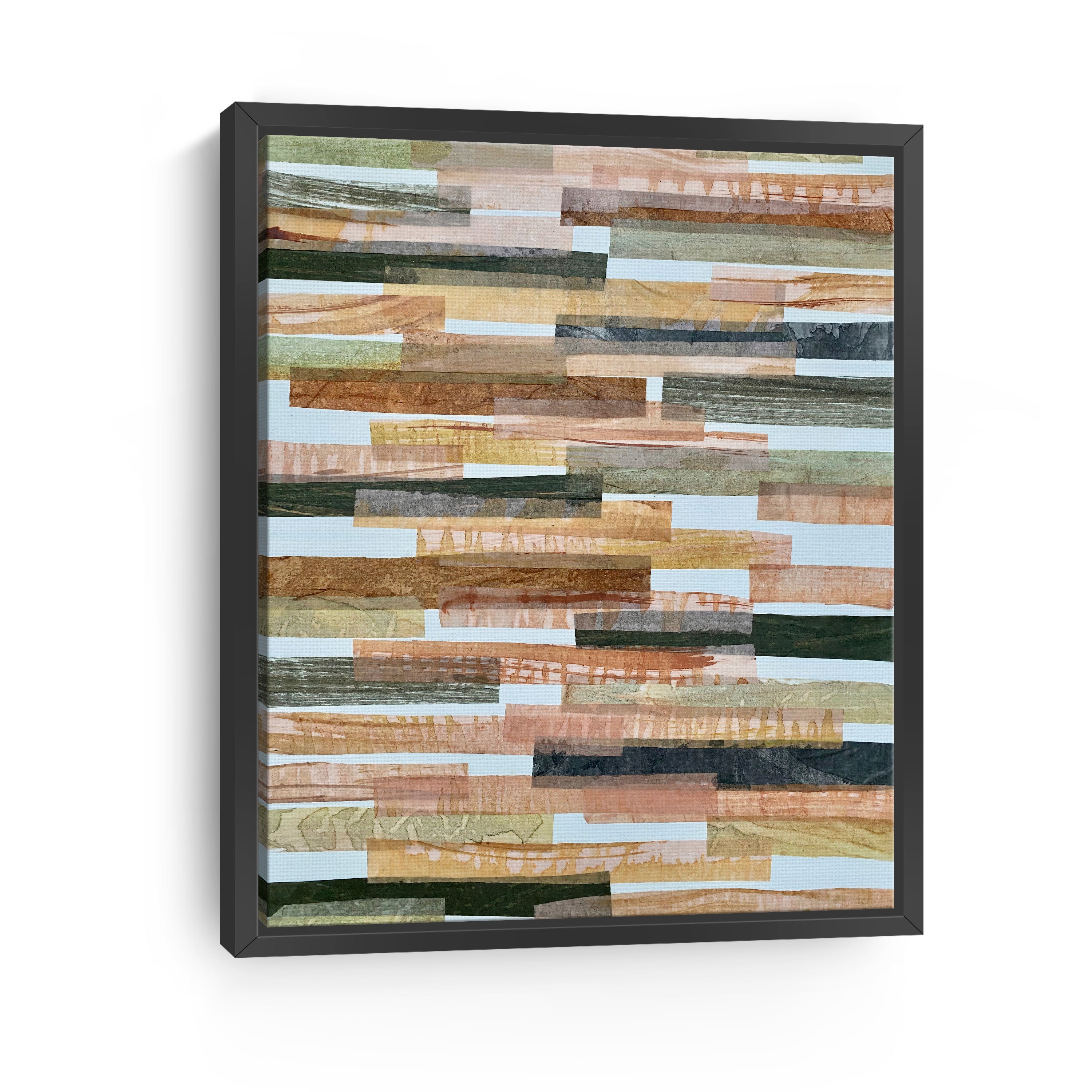 Green And Brown Horizontal Canvas Giclee