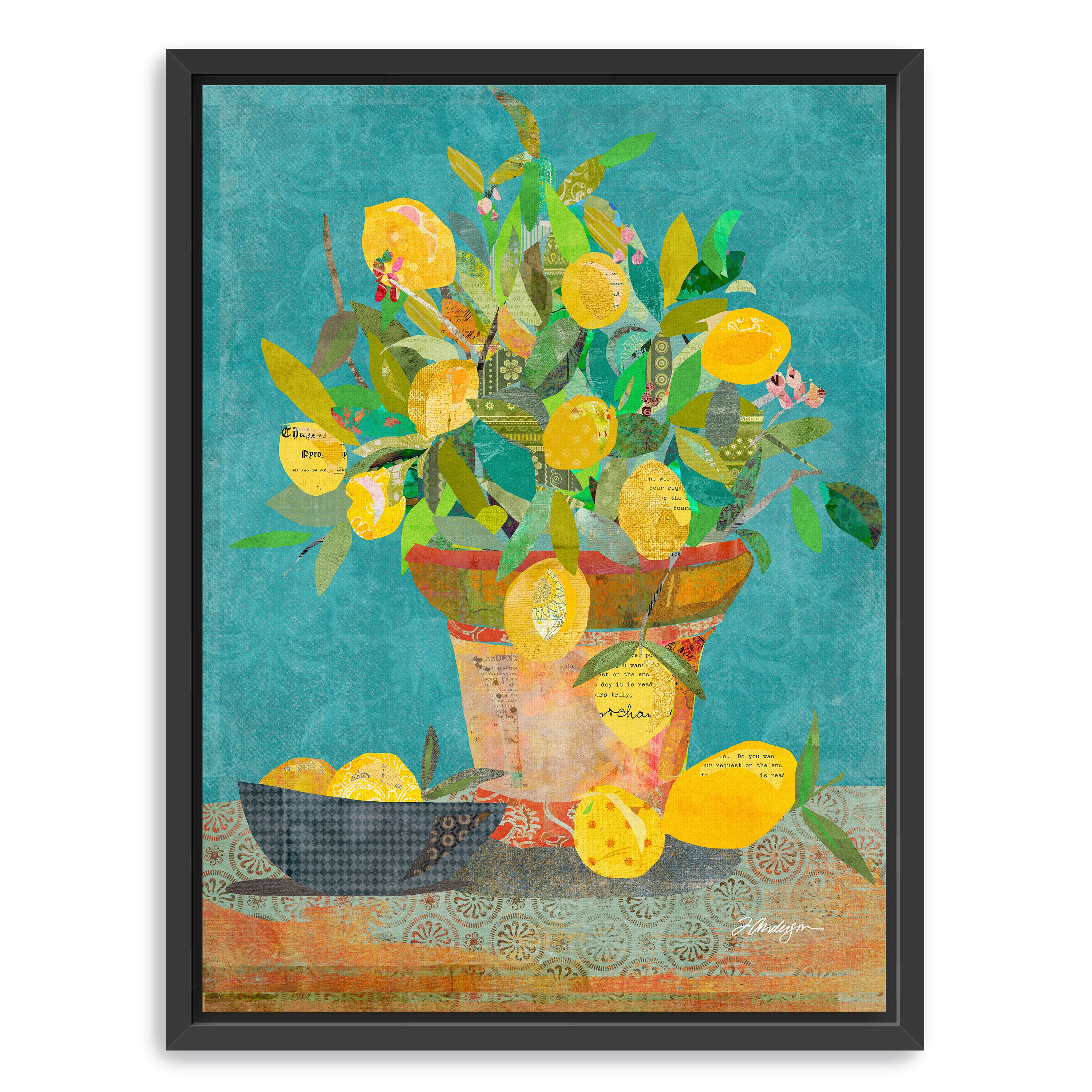 Lemon Tree Canvas Giclee