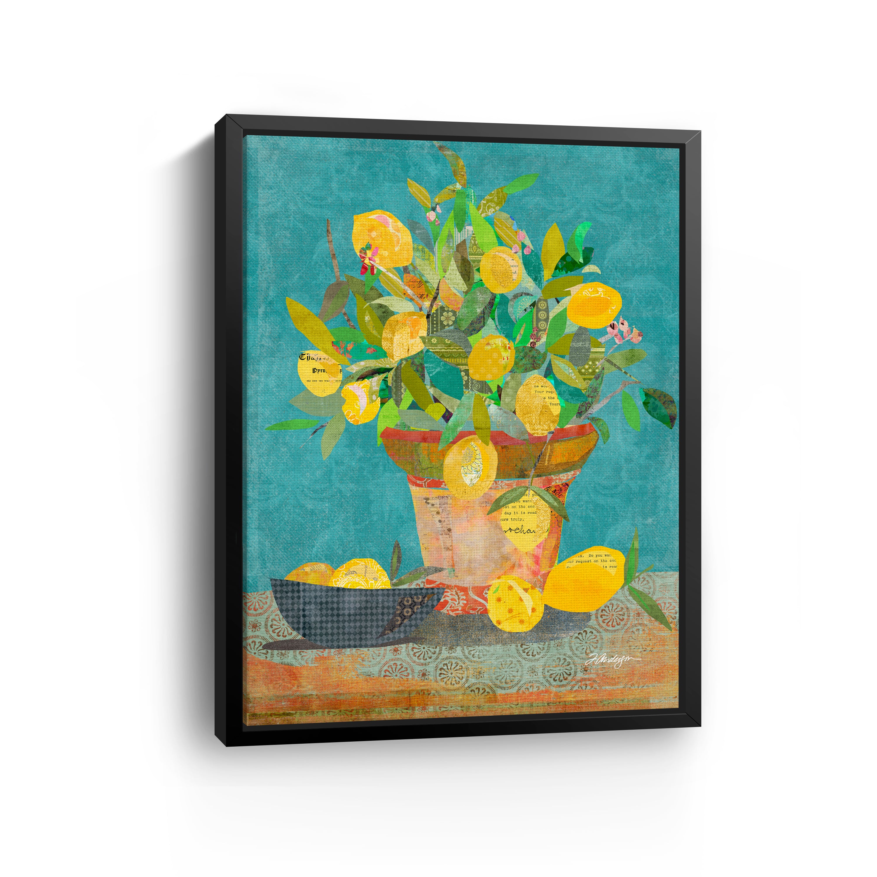 Lemon Tree Canvas Giclee