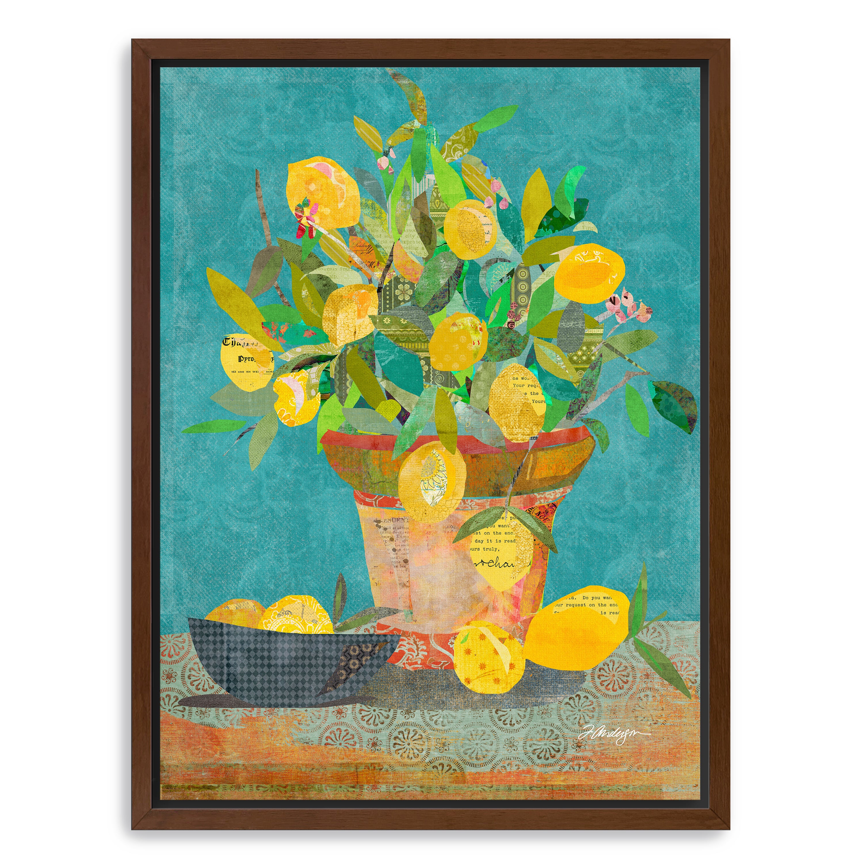 Lemon Tree Canvas Giclee